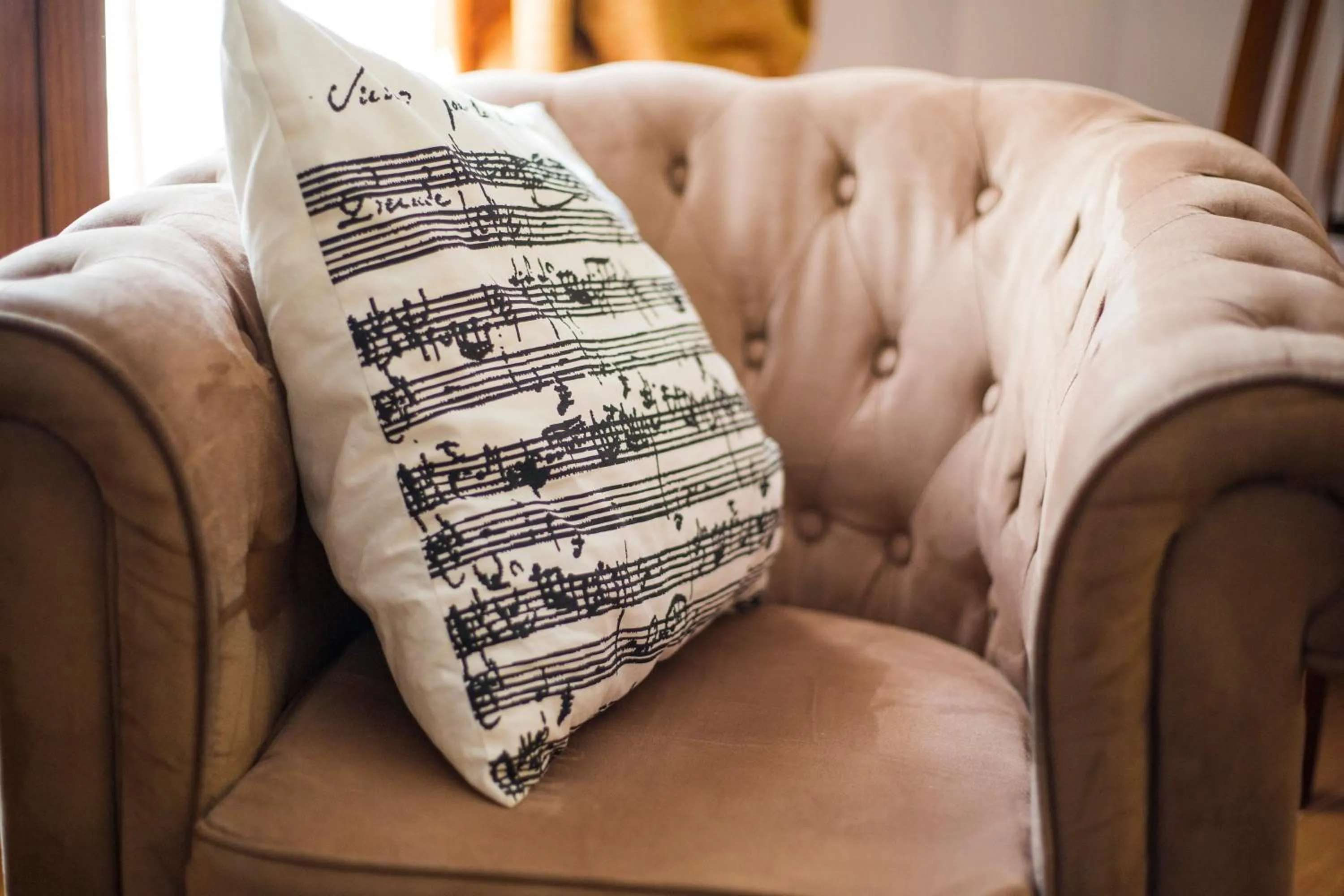 Living room in La Casa del Maestro de Música