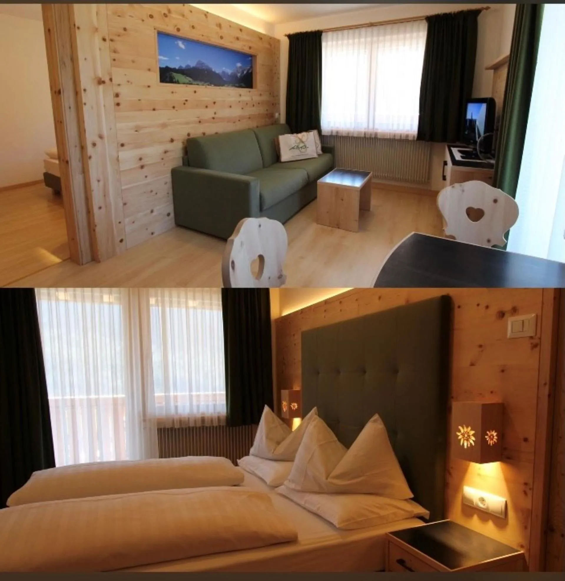 Bed in Biovita Hotel Alpi