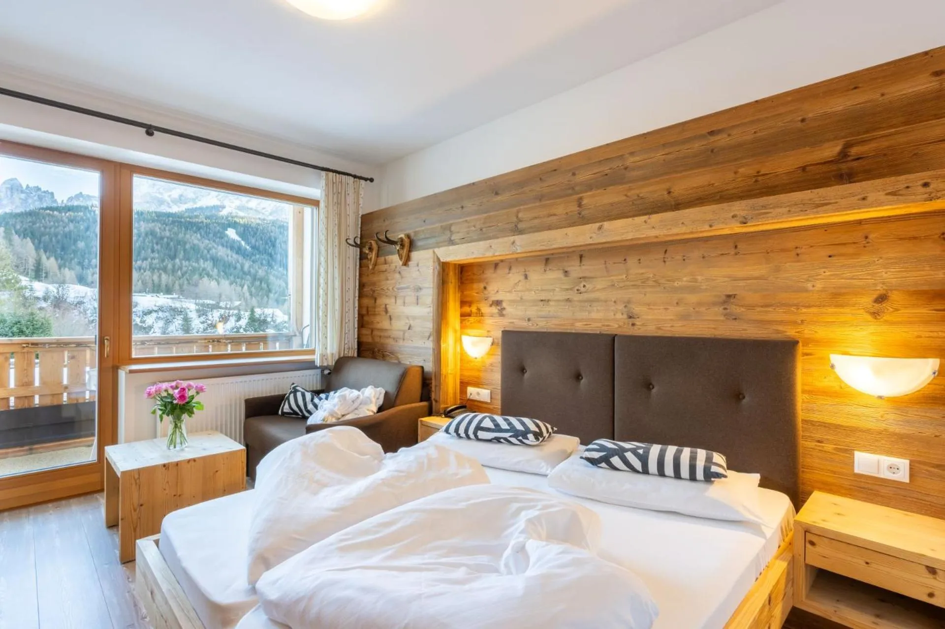 Bed in Biovita Hotel Alpi