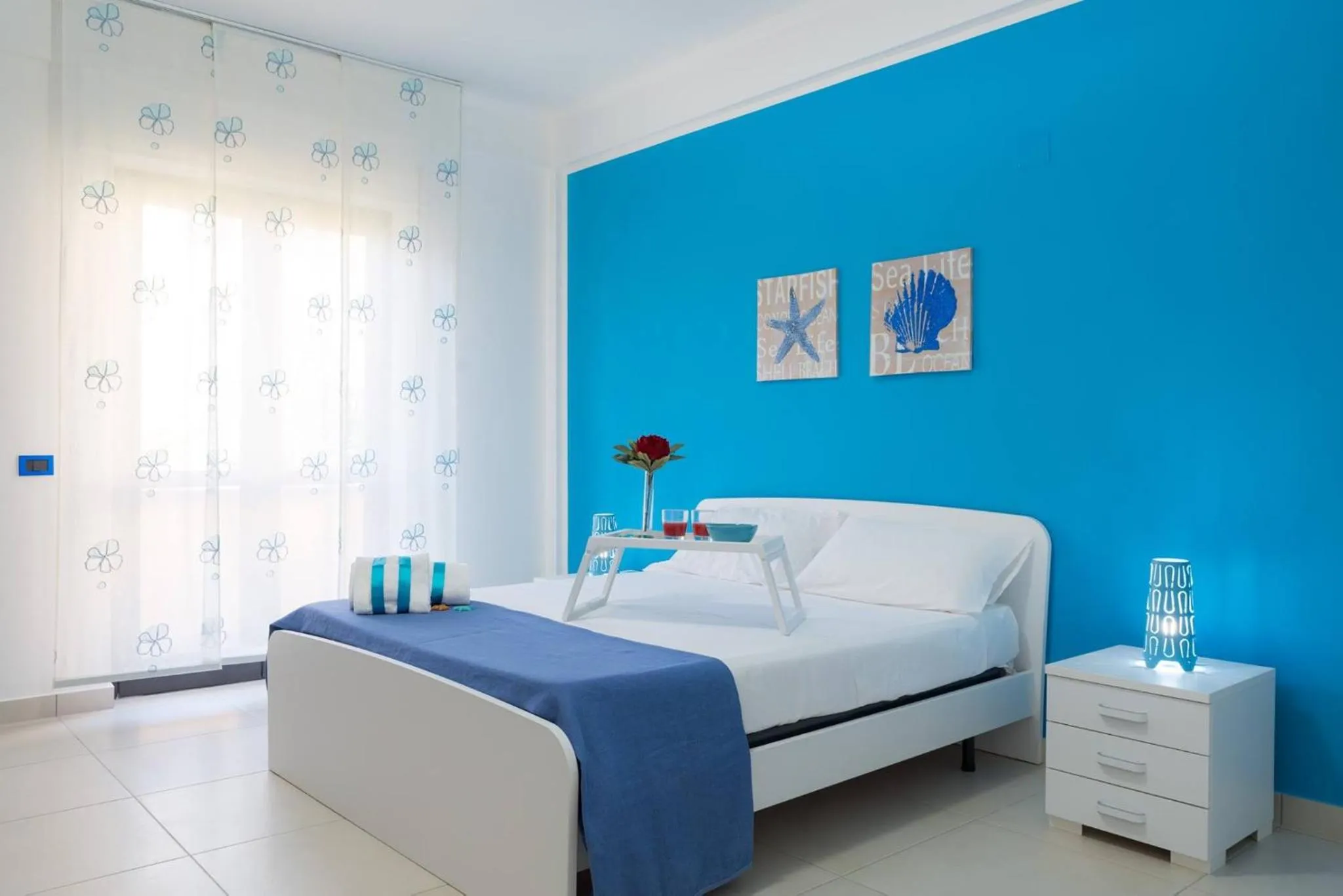 Balcony/Terrace, Bed in Bed and Breakfast Marlè