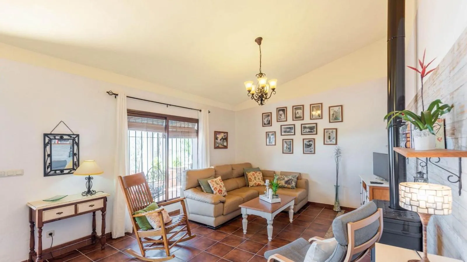 Living room in Casa Cuatro Caminos Frigiliana by Ruralidays