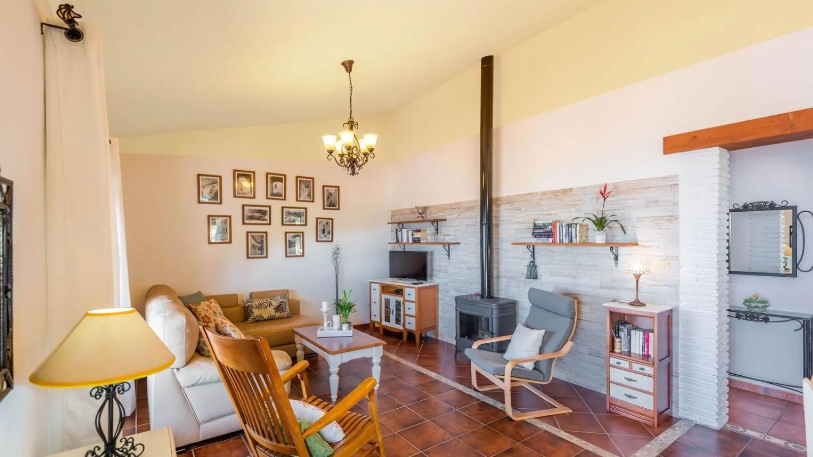 Living room in Casa Cuatro Caminos Frigiliana by Ruralidays