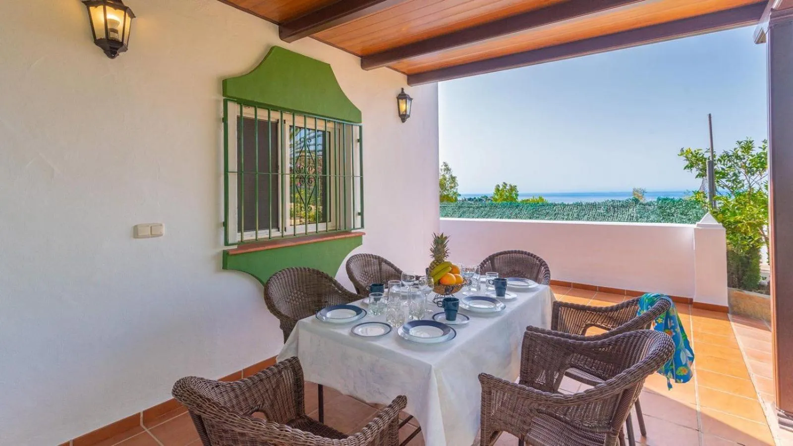 Sea view in Cortijo Albaricoque Frigiliana by Ruralidays