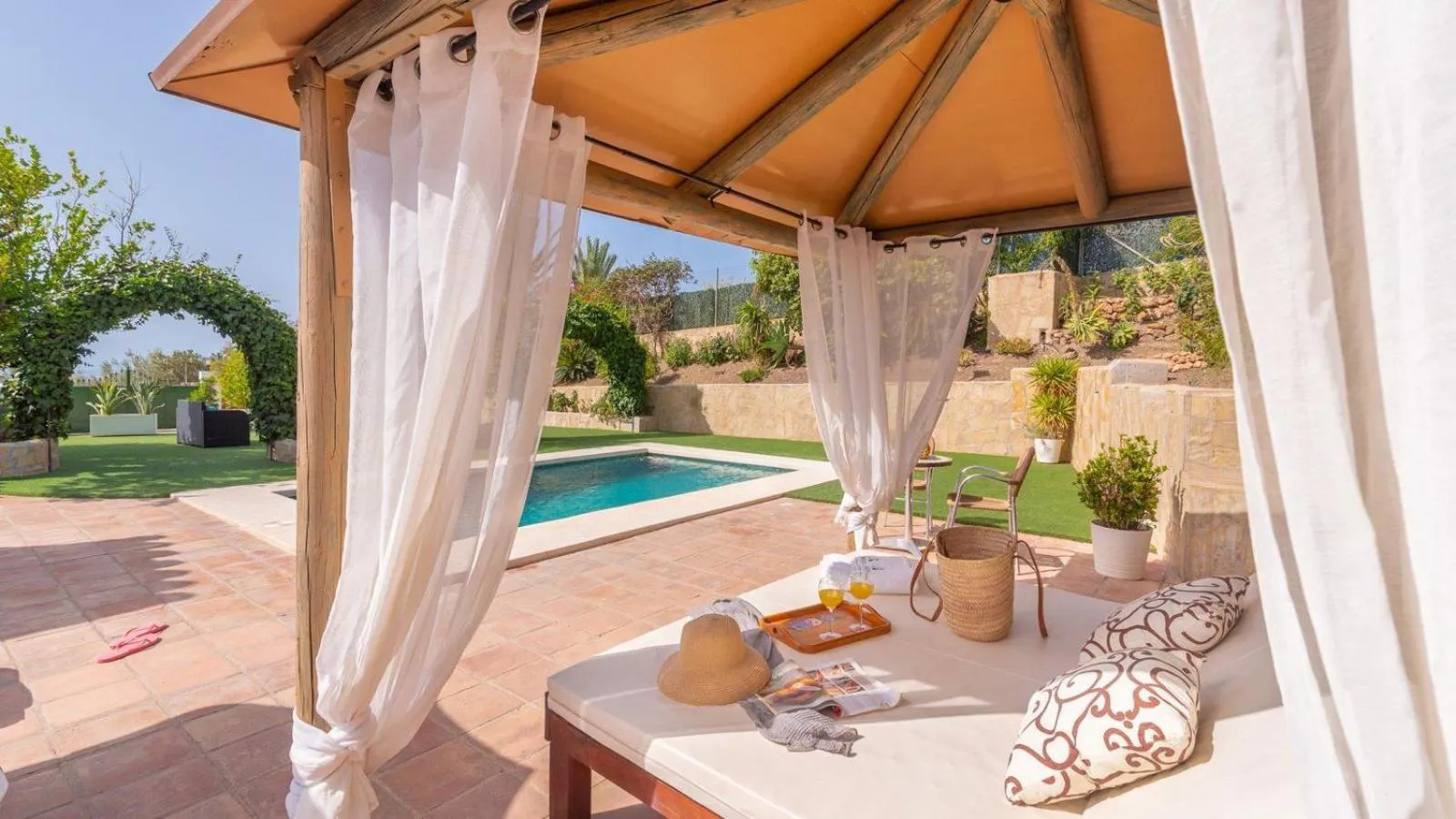Swimming pool in Cortijo Albaricoque Frigiliana by Ruralidays