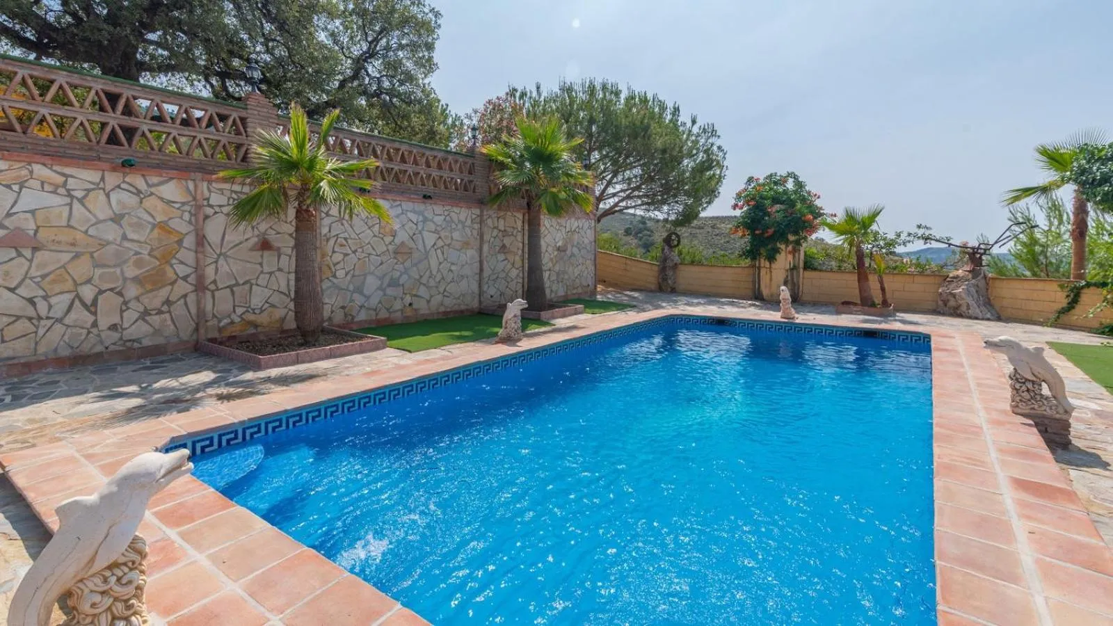 Swimming pool in Villa Paraiso Andaluz Sedella by Ruralidays