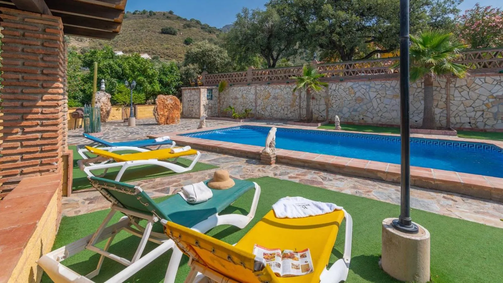 Swimming pool in Villa Paraiso Andaluz Sedella by Ruralidays