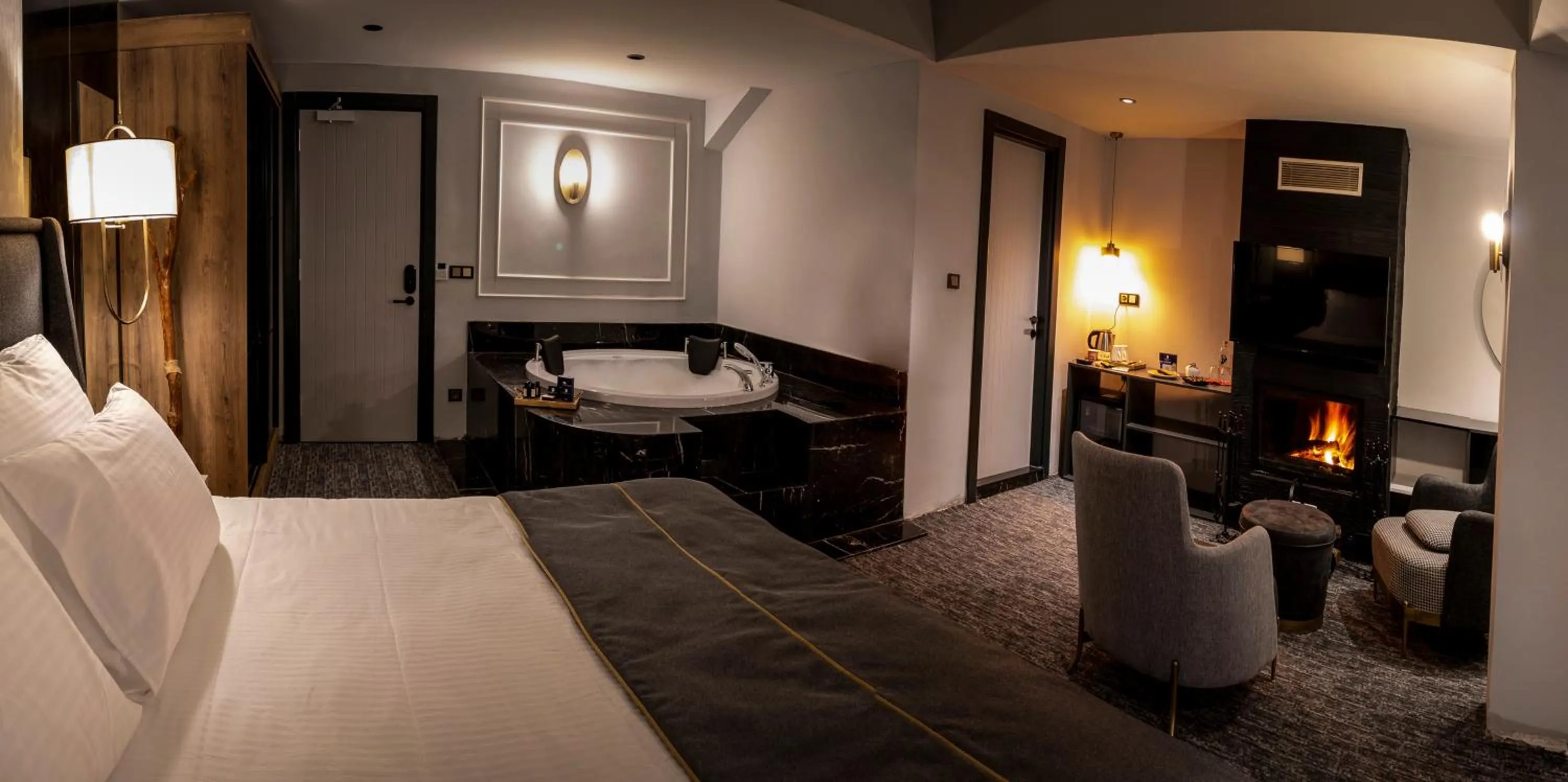 Bed in Oksijen Zone Hotel & Spa