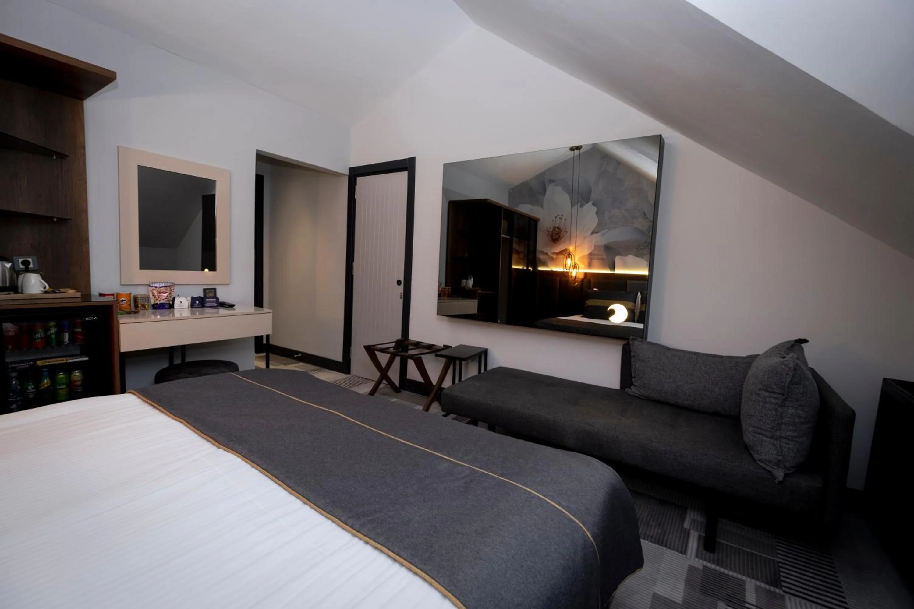 TV and multimedia, Bed in Oksijen Zone Hotel & Spa