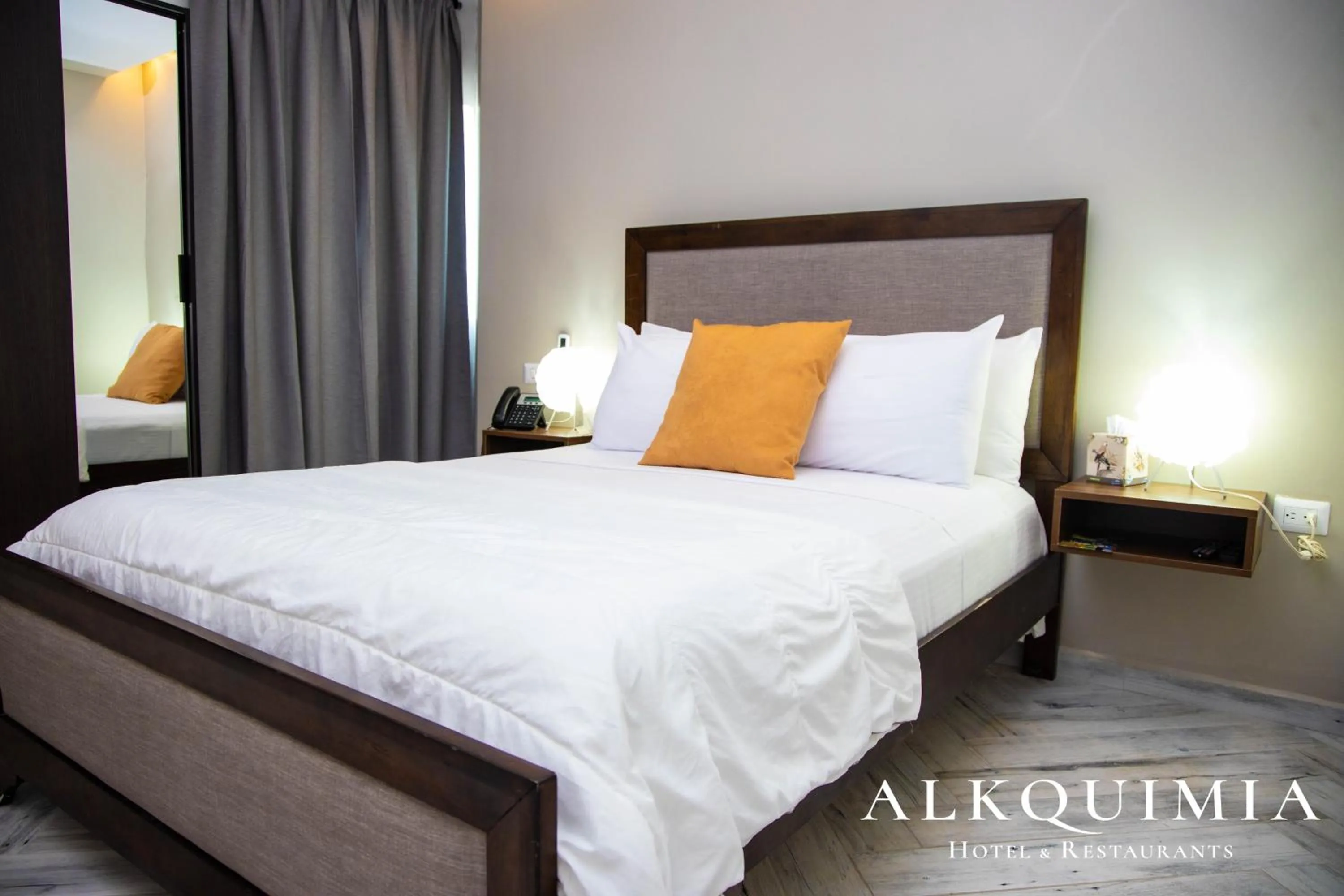 Bed in HOTEL ALKQUIMIA