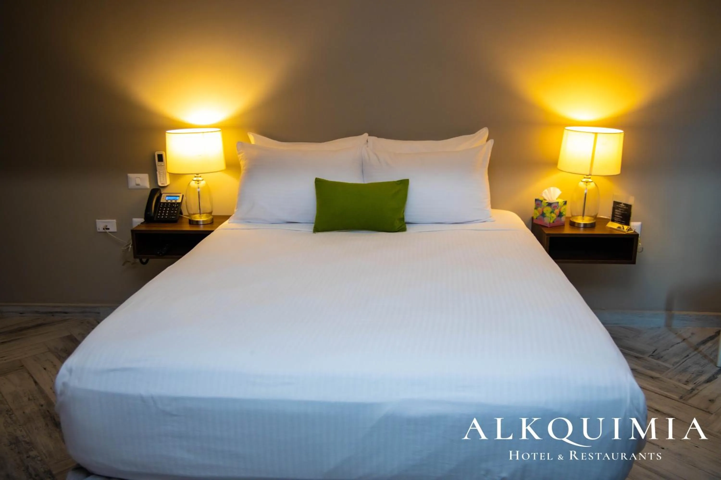 Bed in HOTEL ALKQUIMIA
