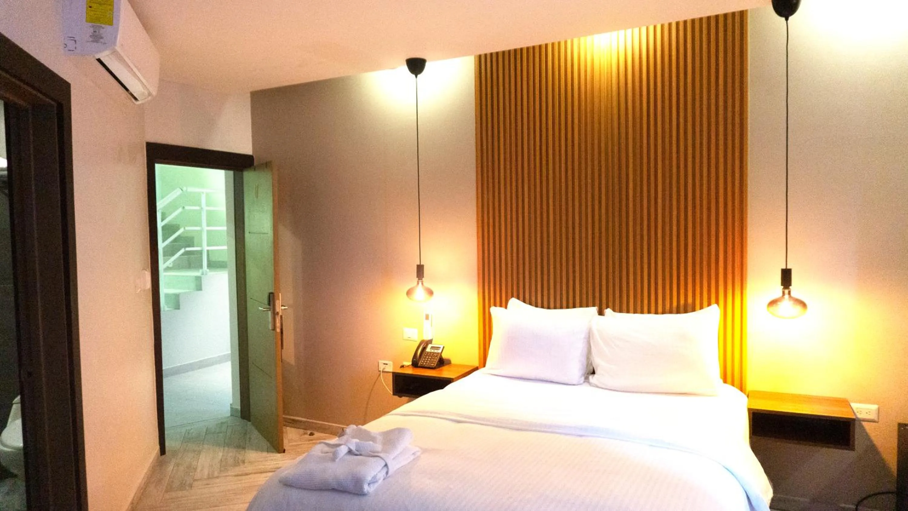 Bed in HOTEL ALKQUIMIA