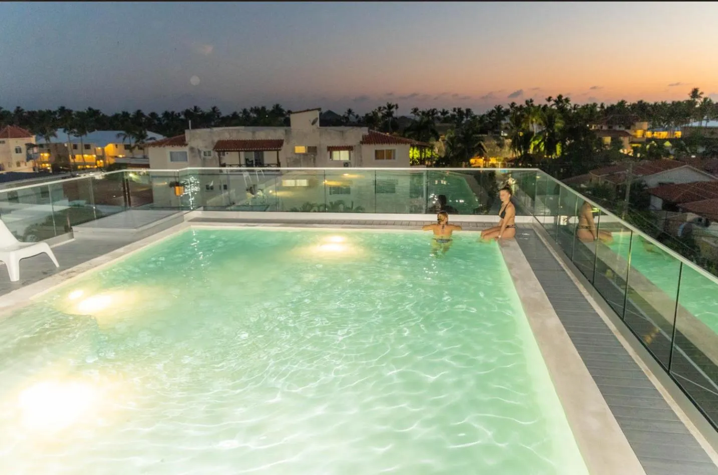 Pool view in HOTEL ALKQUIMIA