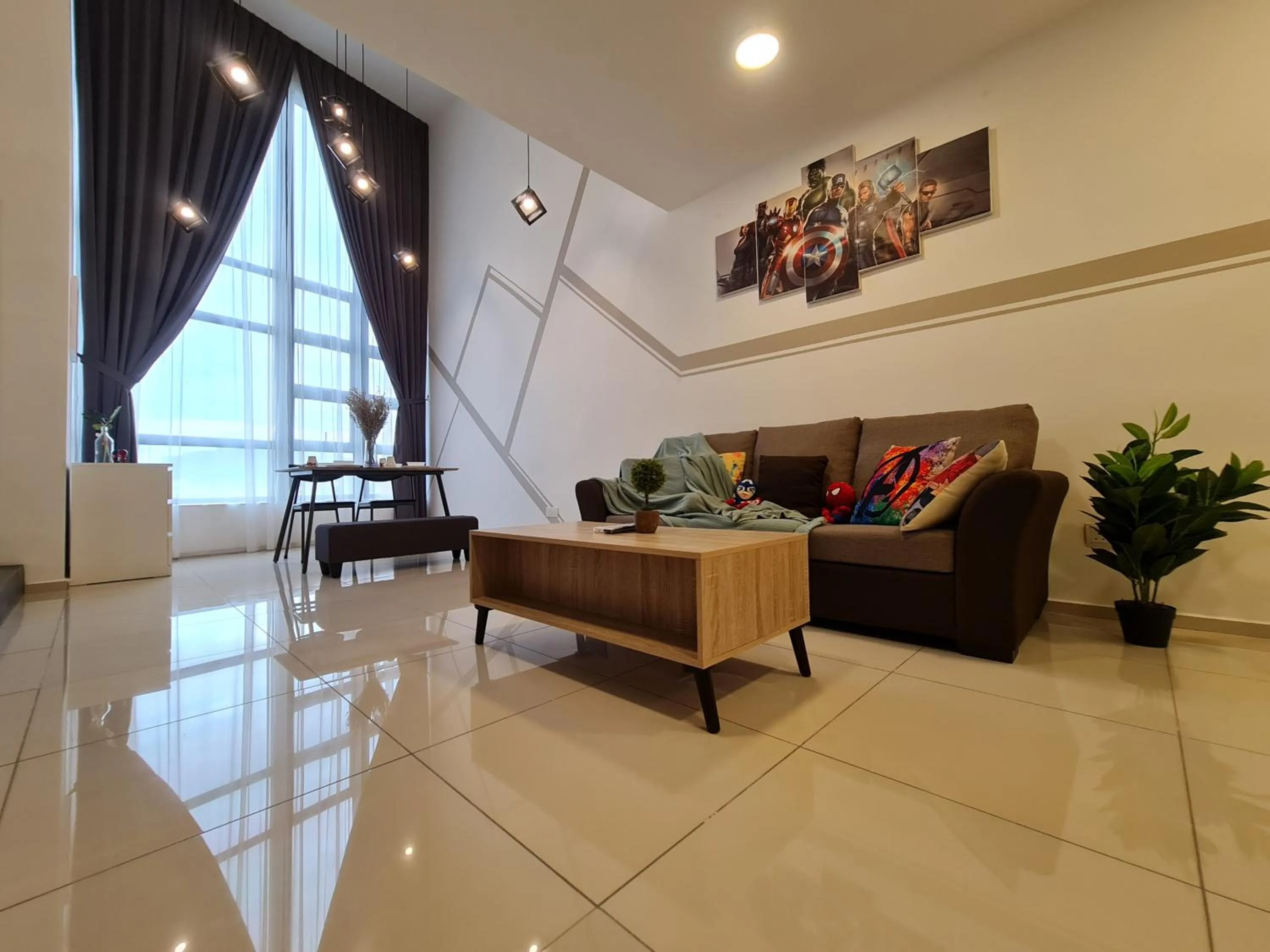 Living room in Eko Cheras Residences by De Space