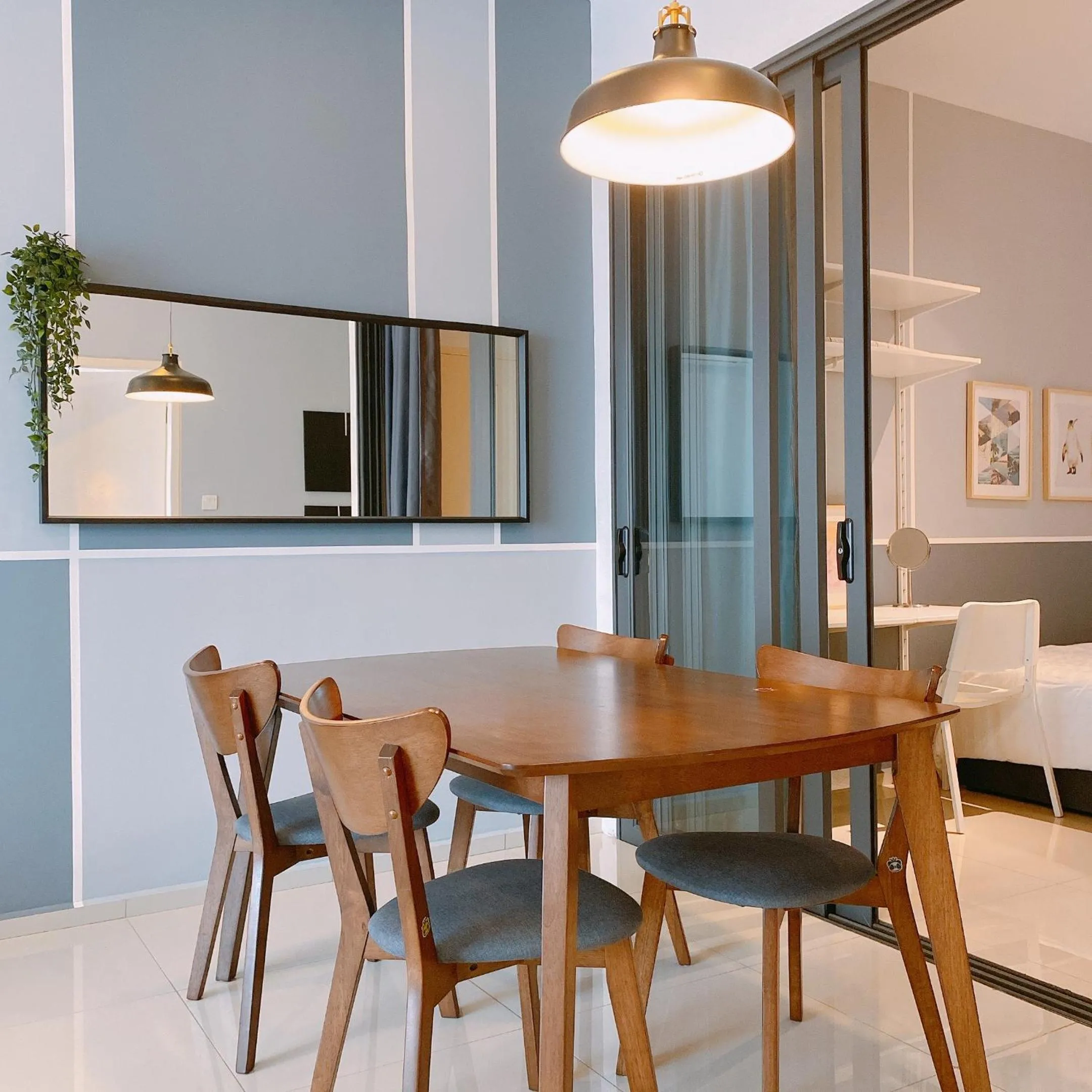 Dining area in Eko Cheras Residences by De Space