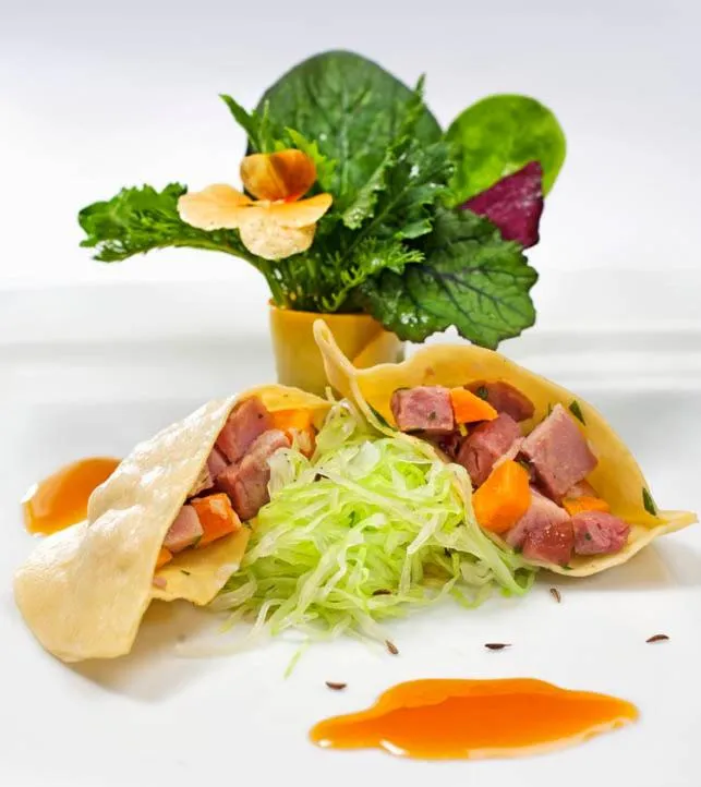 Food close-up in Hotel Hohe Linde