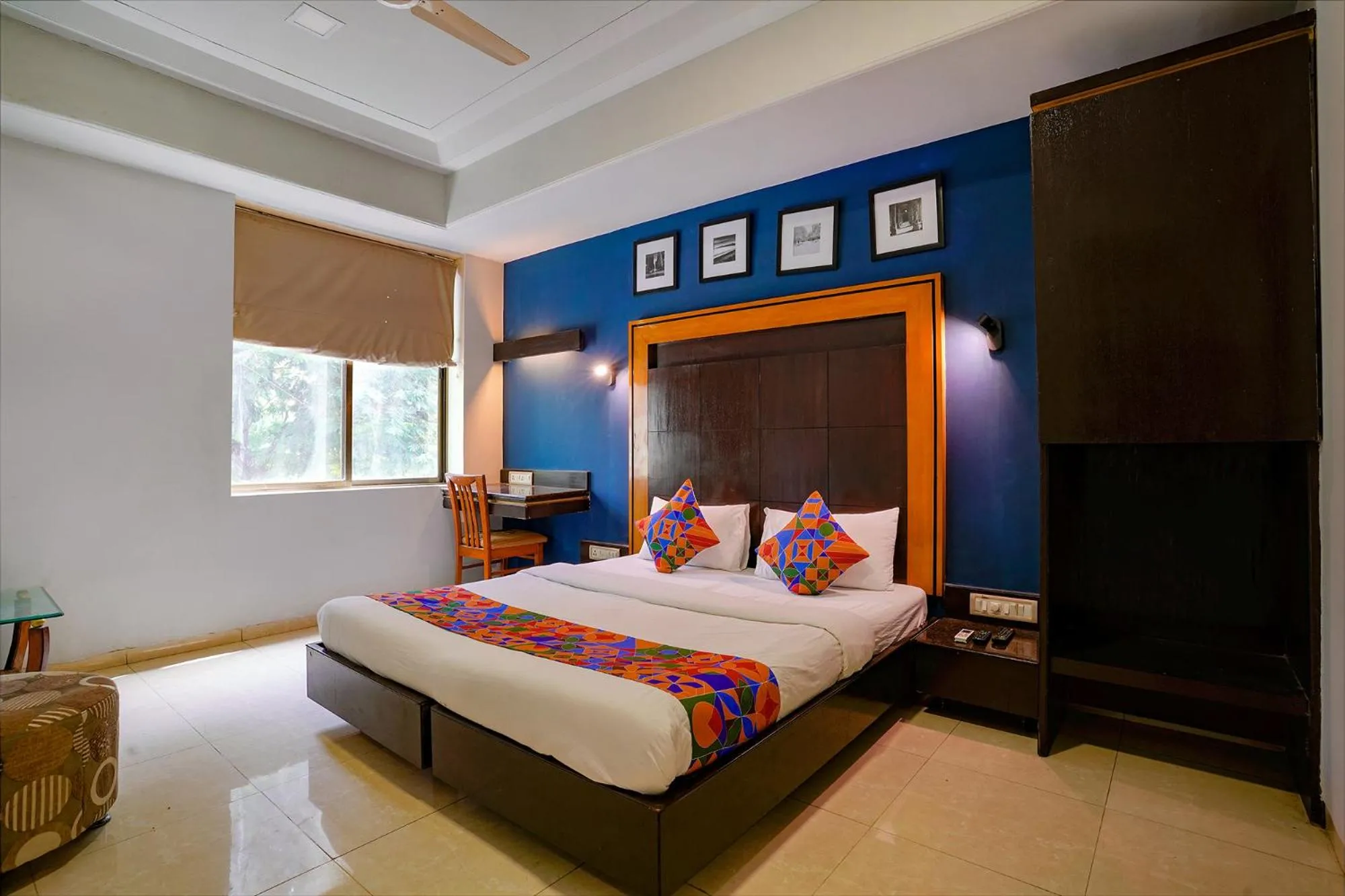 Bed in Via Manas Residency
