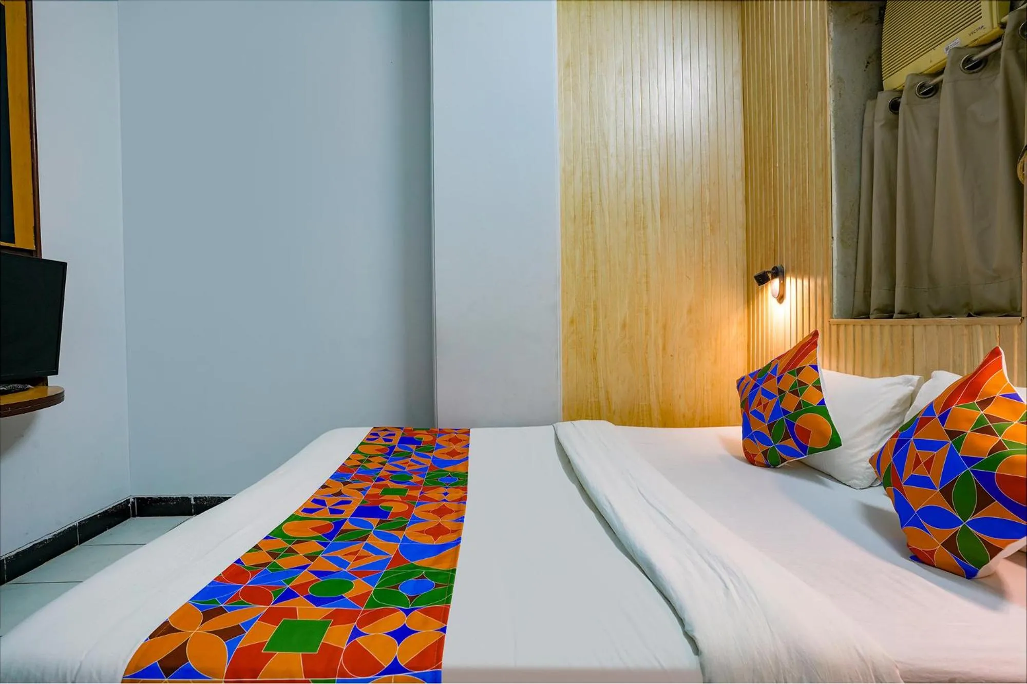 Bed in Via Manas Residency
