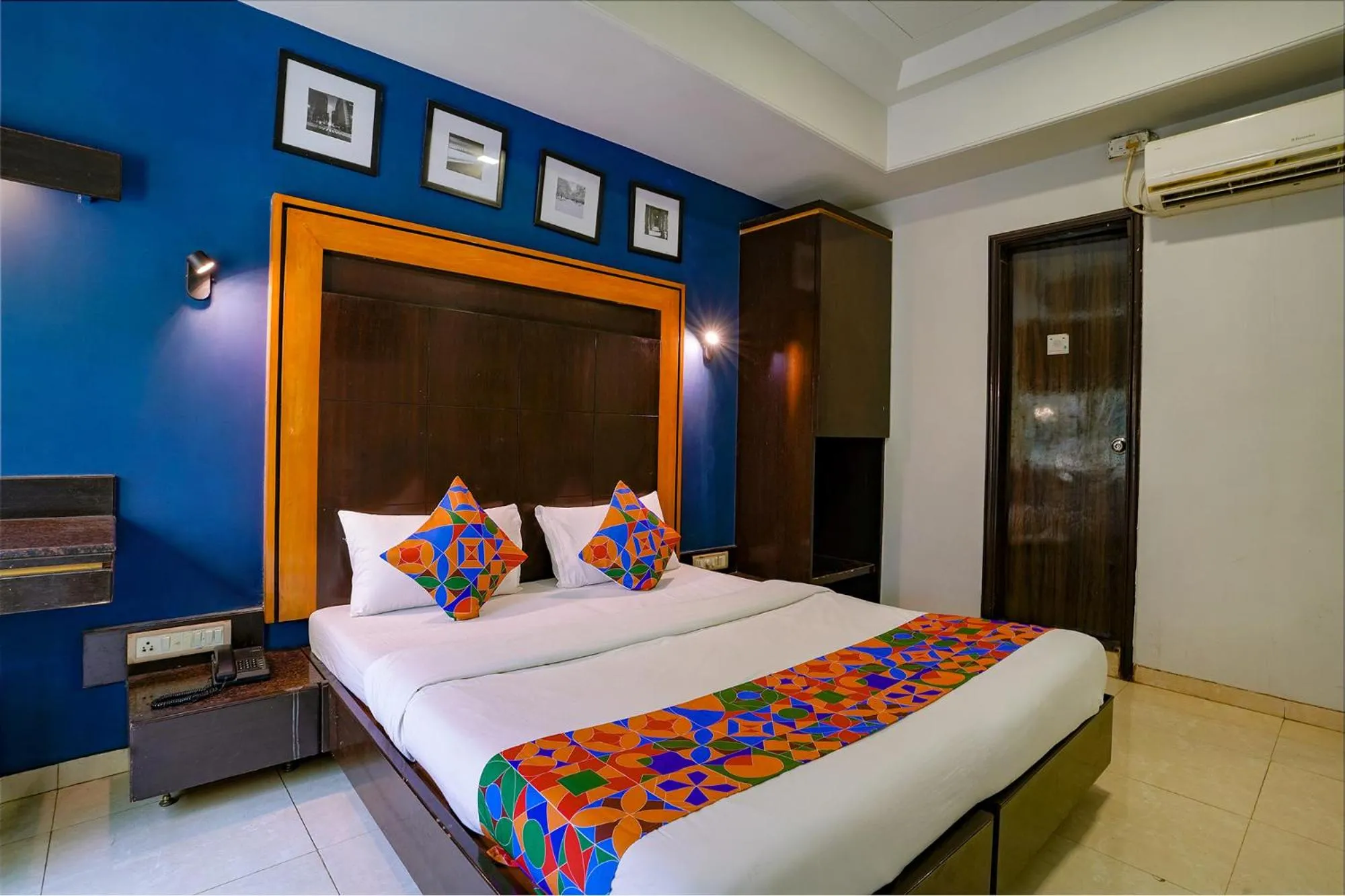 Bed in Via Manas Residency