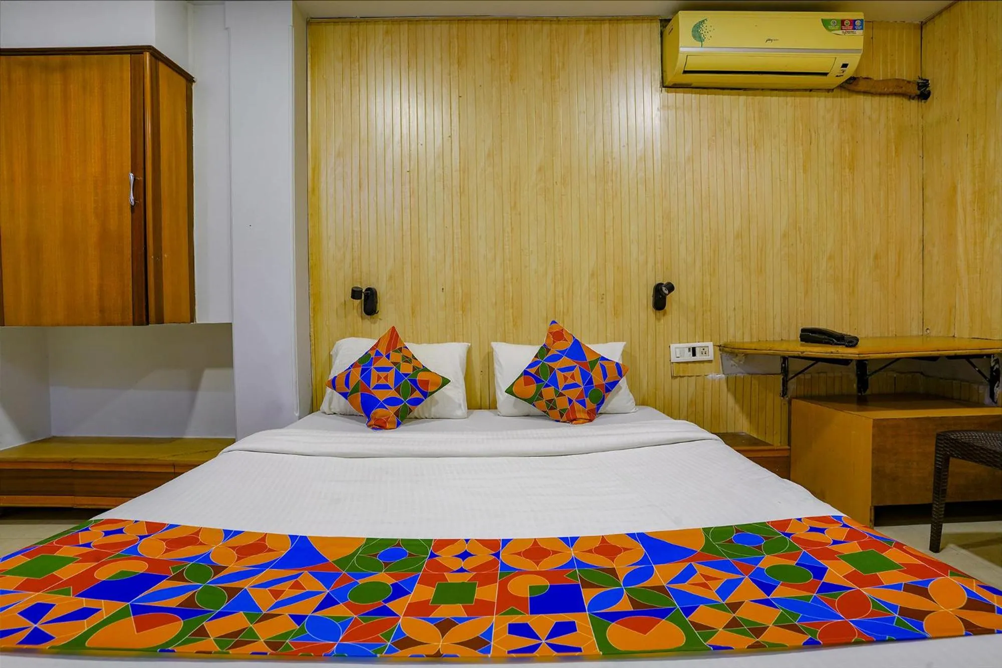 Bed in Via Manas Residency