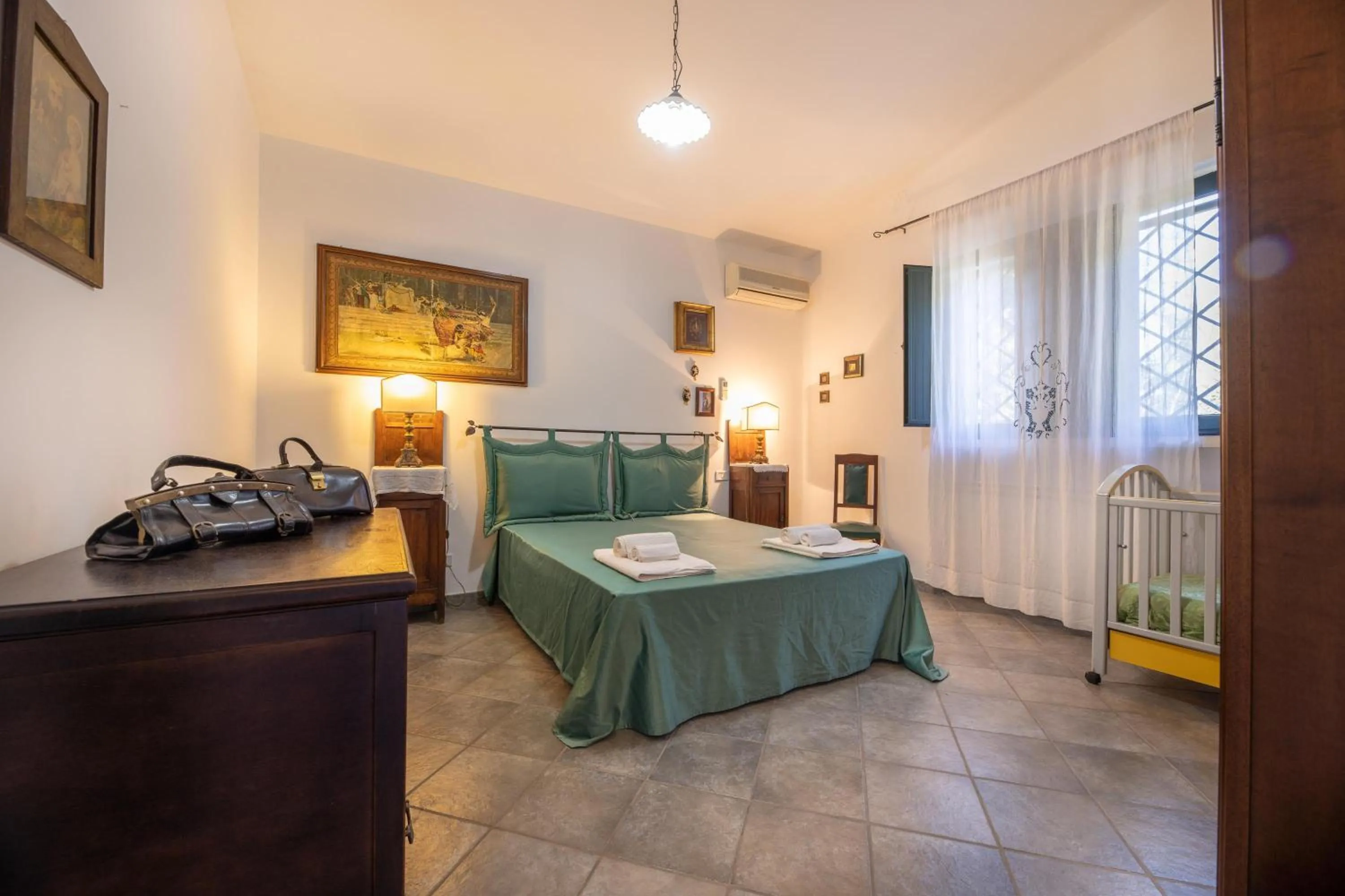 Bed in Villa Corallo