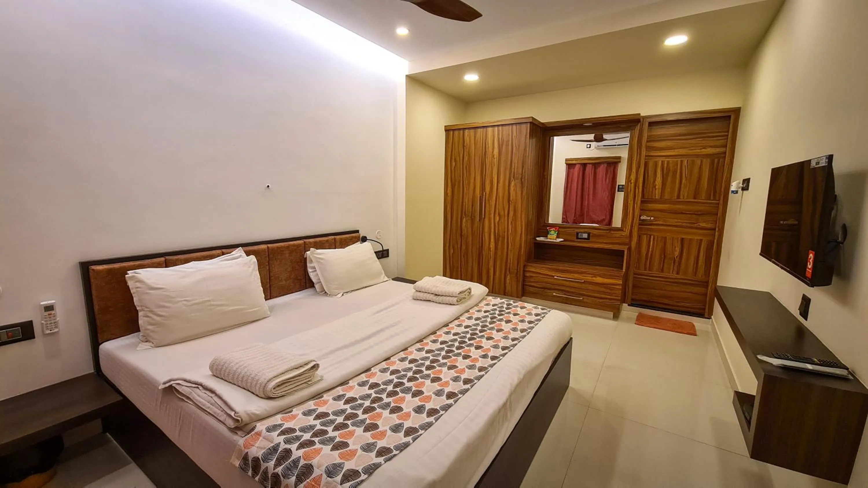 Bathroom, Bed in RK RESORTS