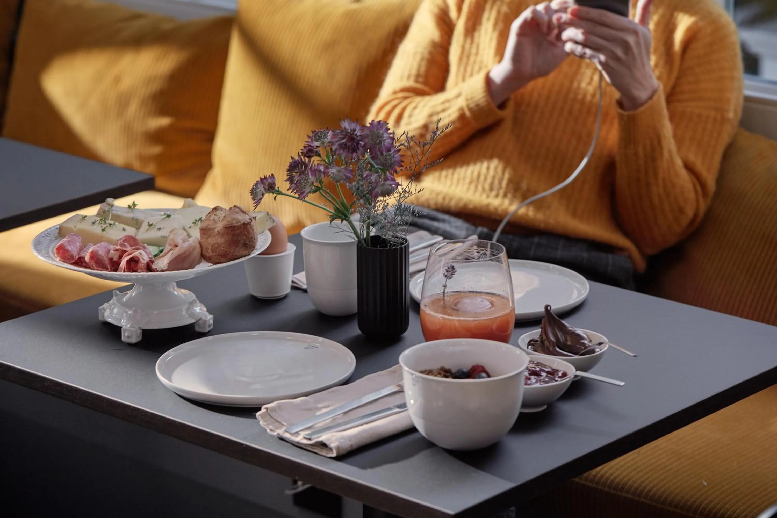 Food and drinks in stilwerk Hotel Heimhude