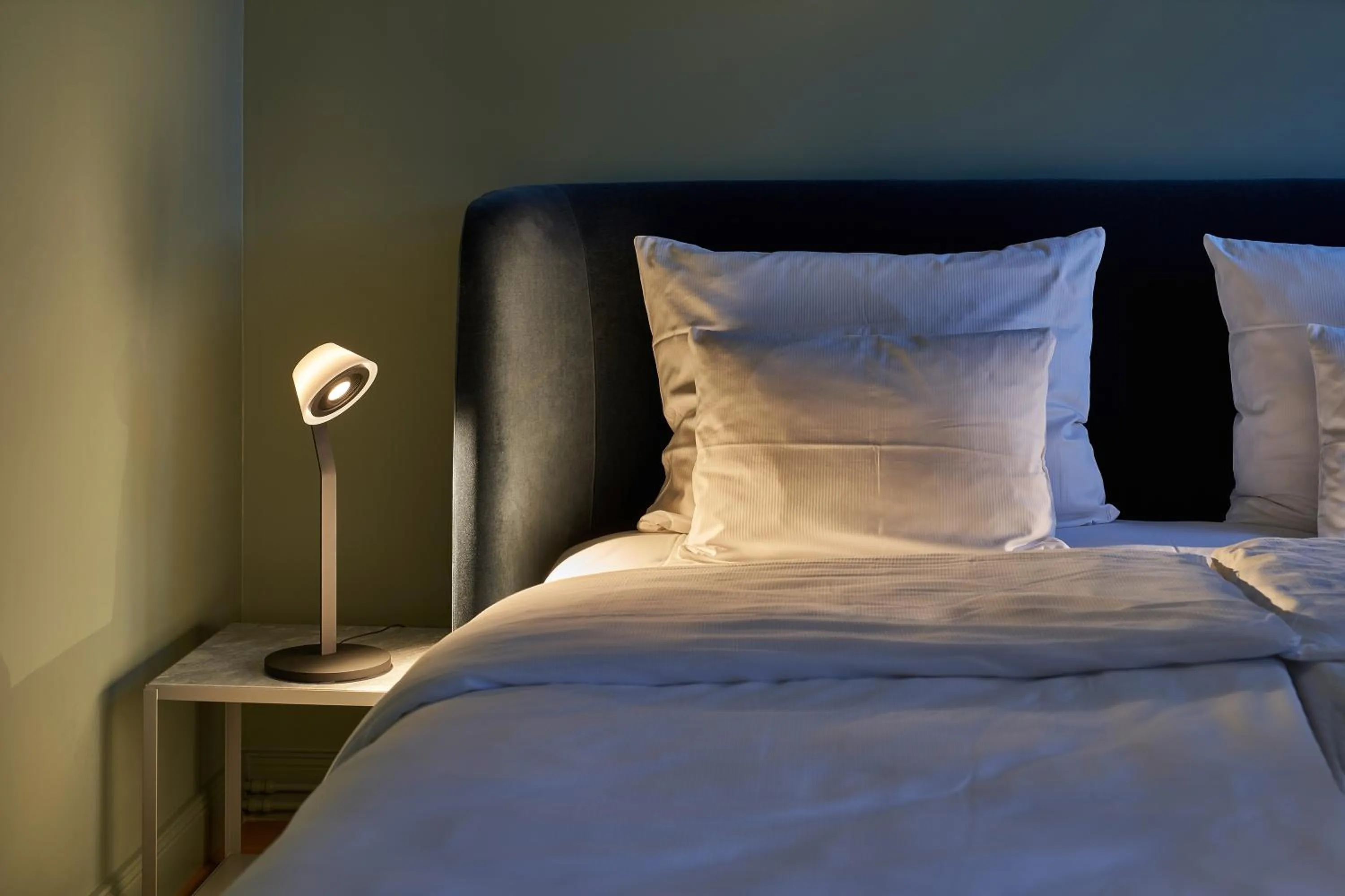 Bed in stilwerk Hotel Heimhude