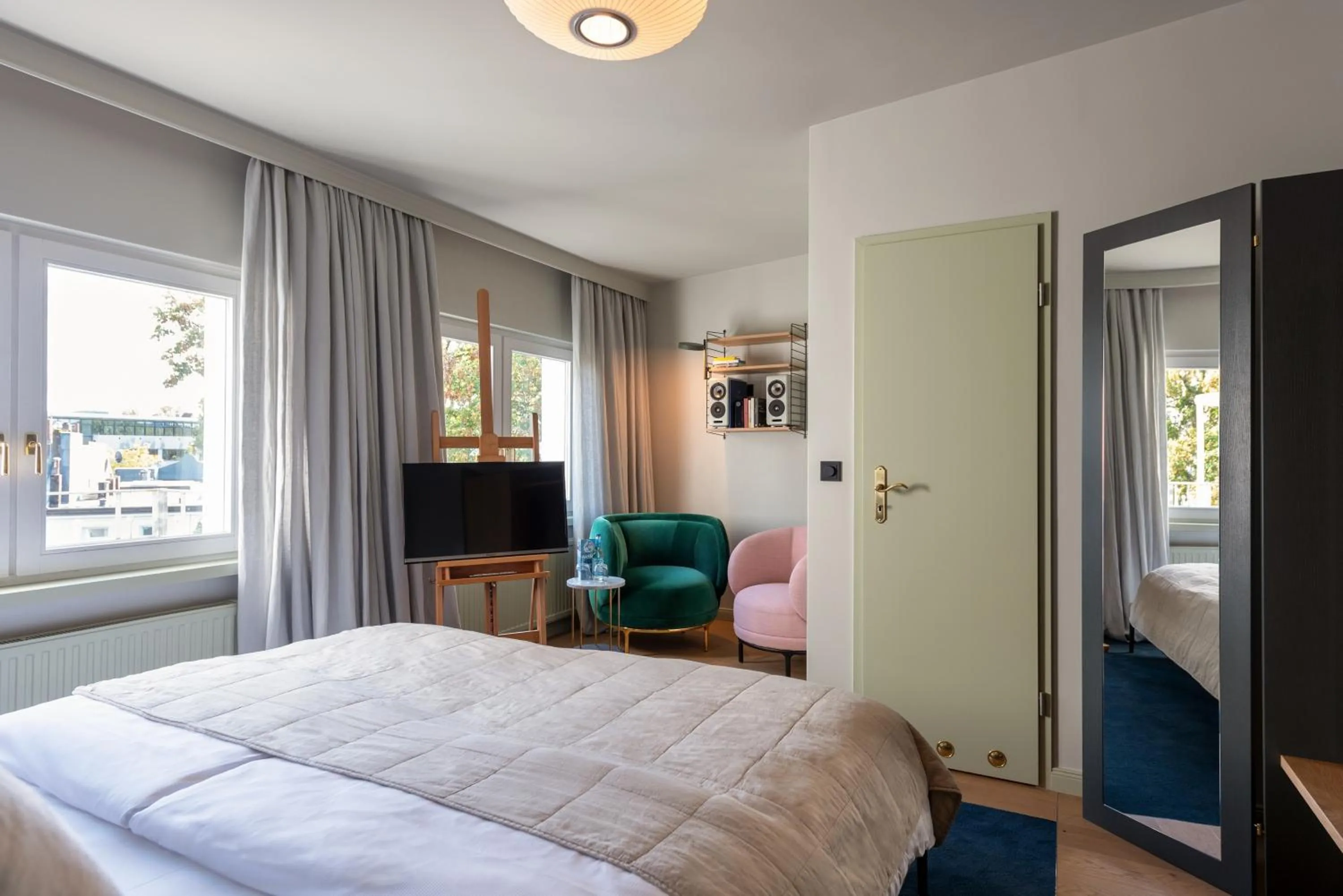 Bed in stilwerk Hotel Heimhude