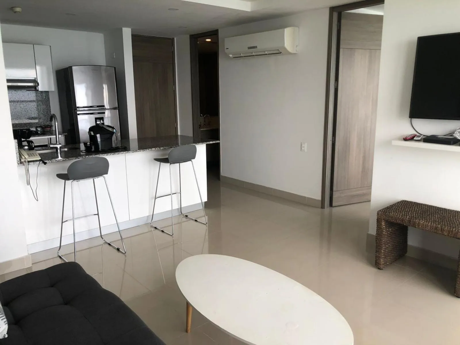 Living room in Apartamentos frente al mar en Morros City