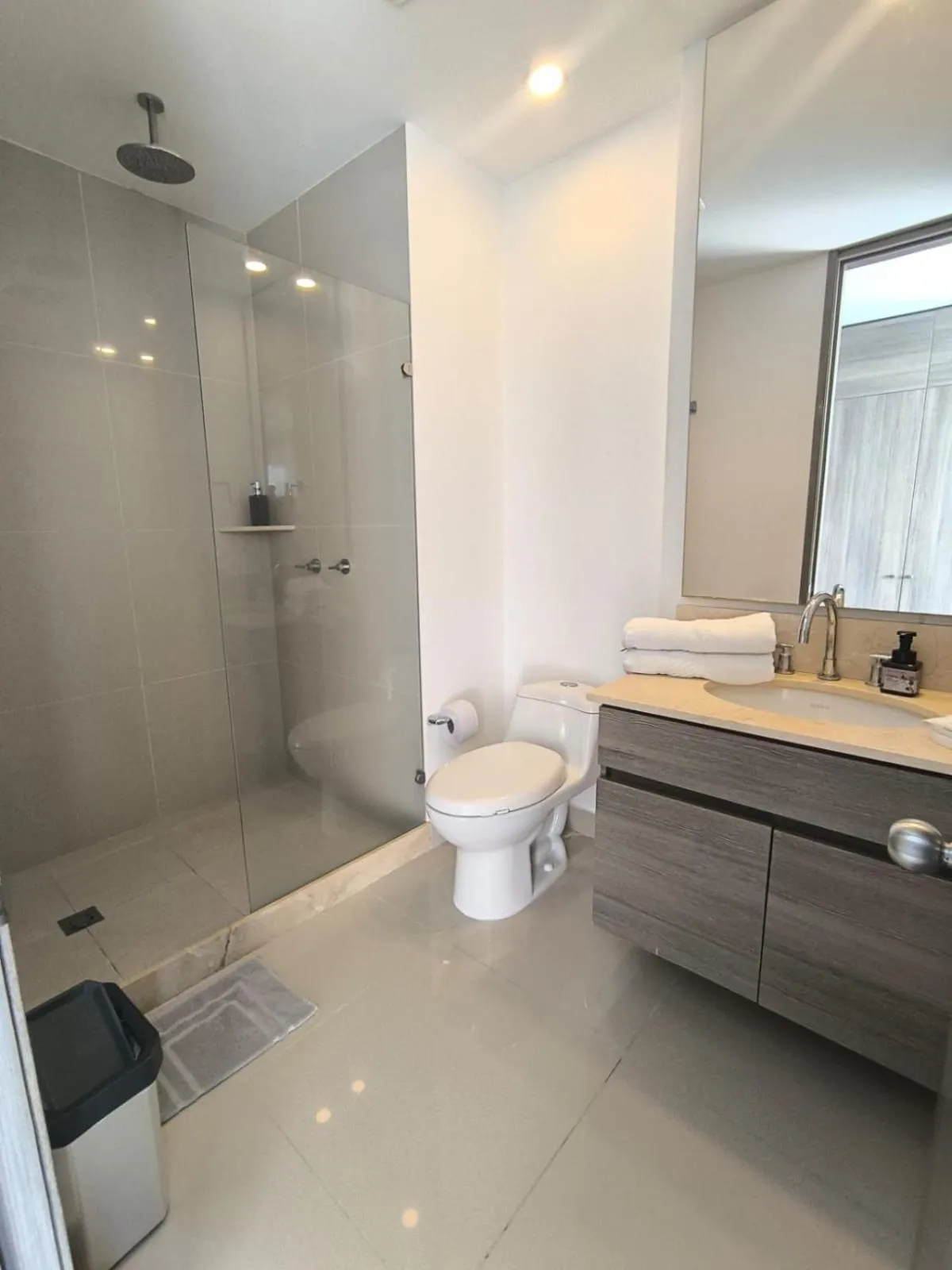 Bathroom in Apartamentos frente al mar en Morros City