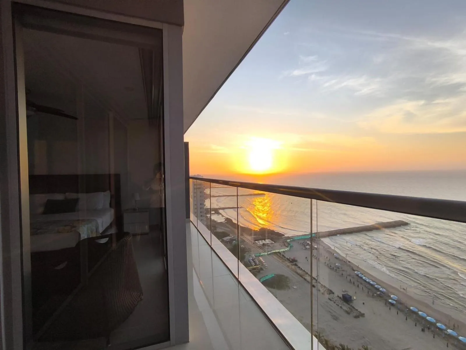 Balcony/Terrace in Apartamentos frente al mar en Morros City