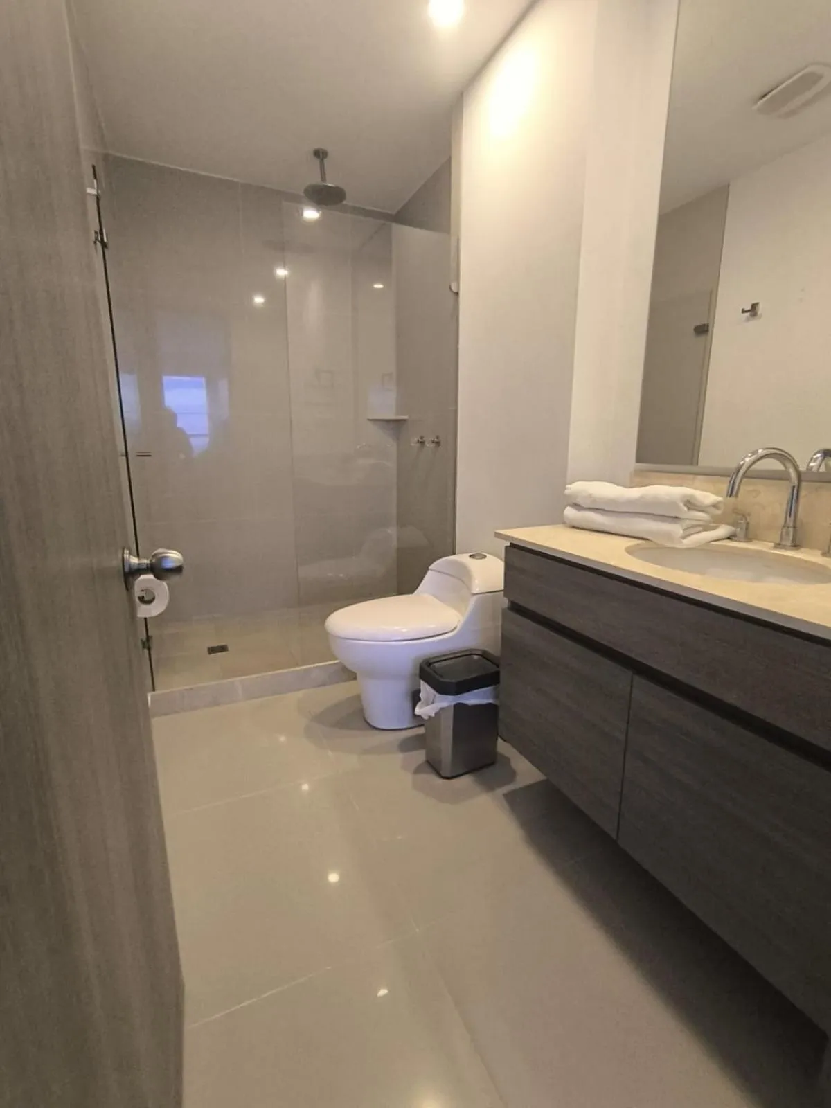 Bathroom in Apartamentos frente al mar en Morros City