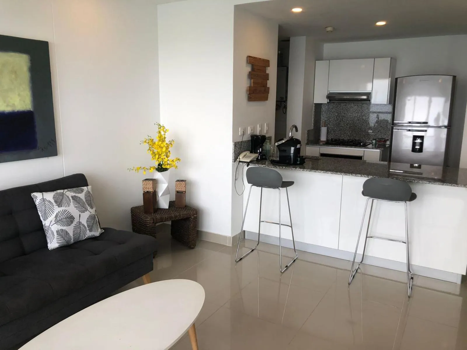 Living room in Apartamentos frente al mar en Morros City