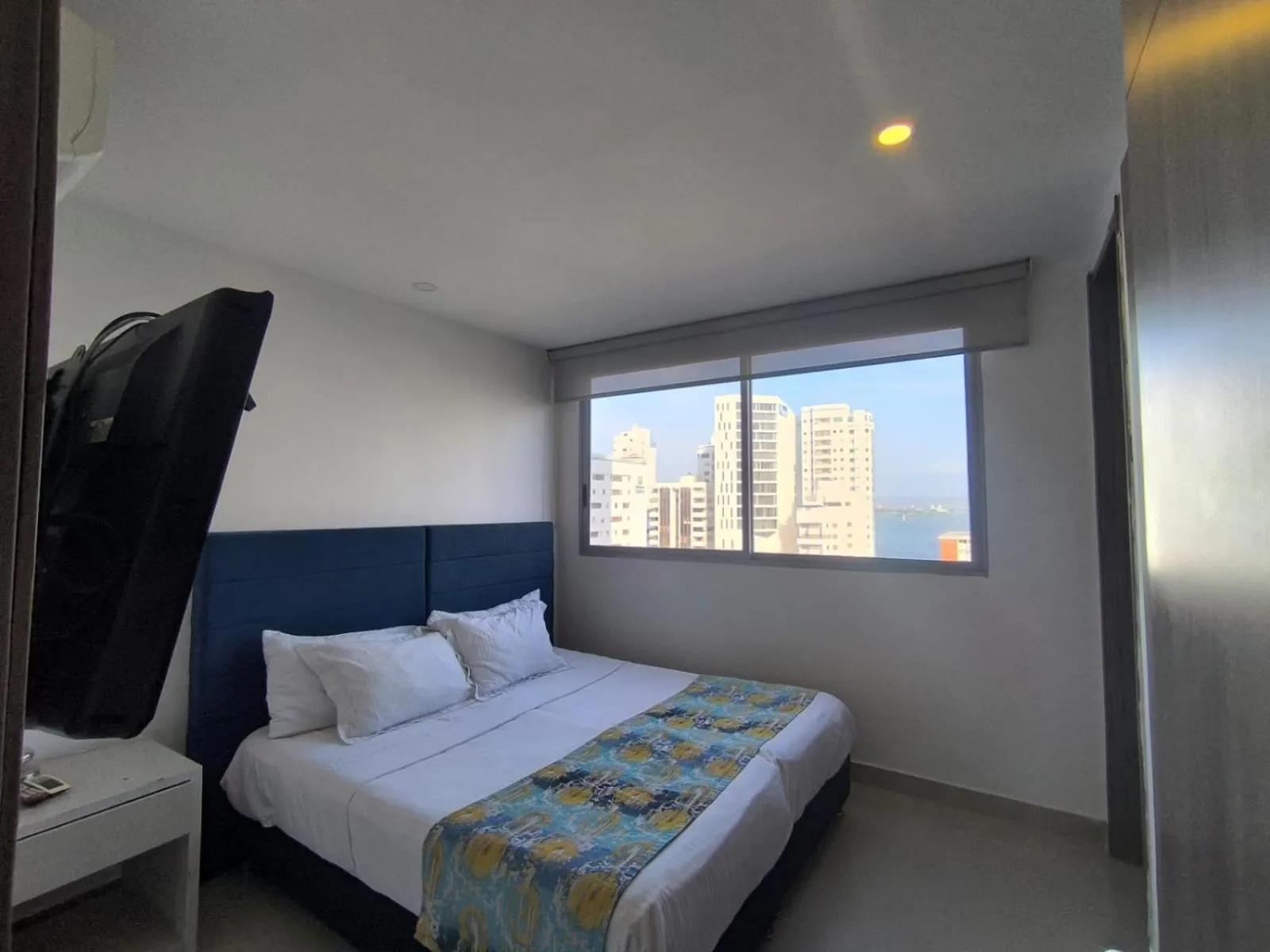 Bedroom, Bed in Apartamentos frente al mar en Morros City