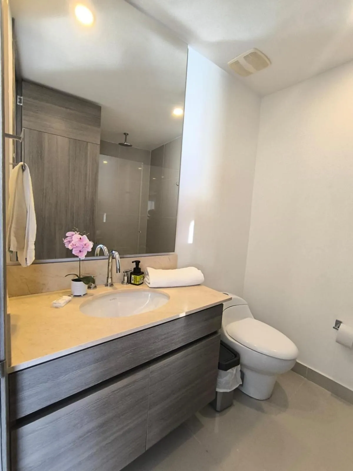 Bathroom in Apartamentos frente al mar en Morros City