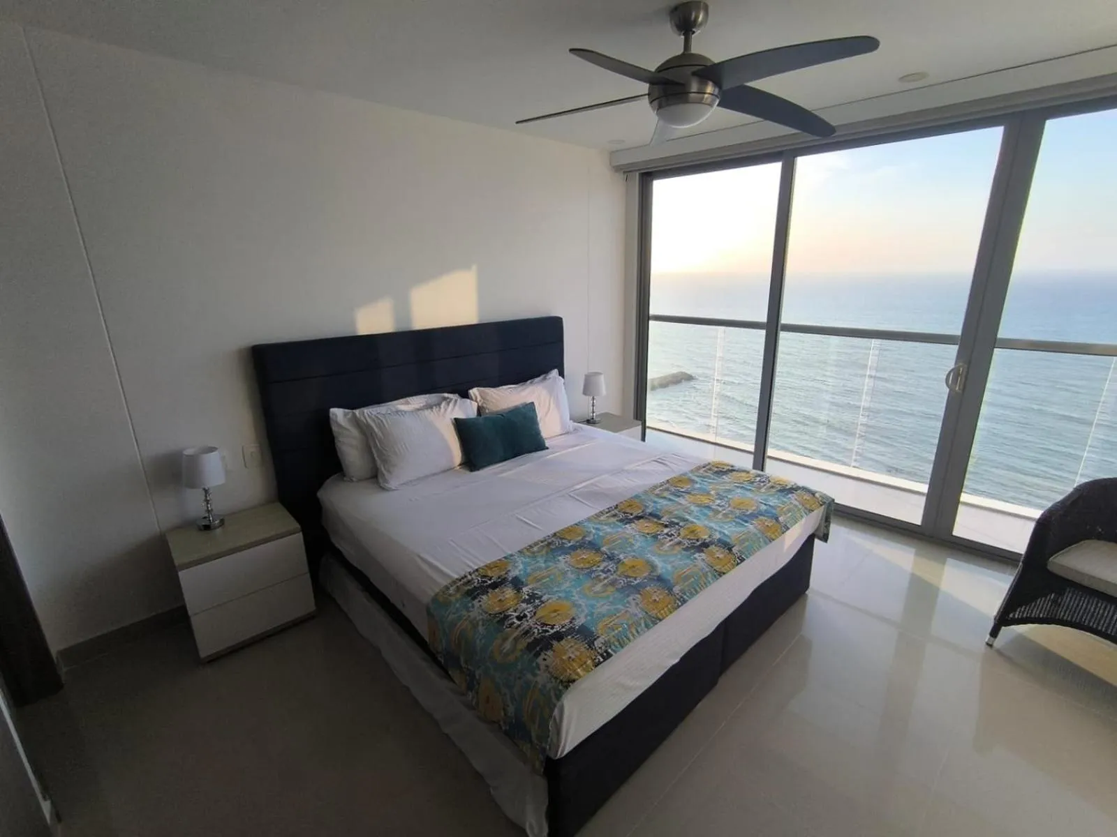 Bed in Apartamentos frente al mar en Morros City