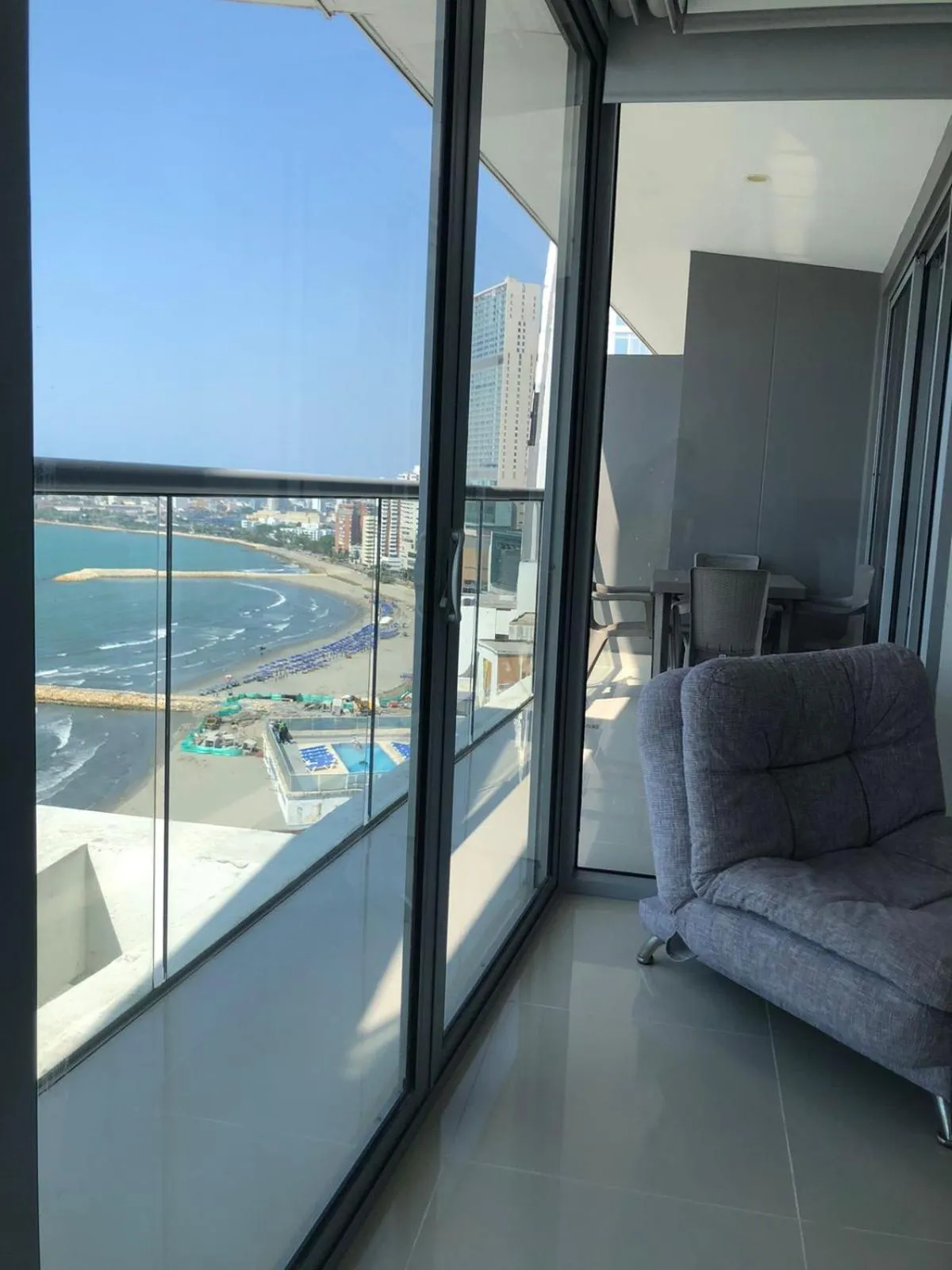 Balcony/Terrace in Apartamentos frente al mar en Morros City