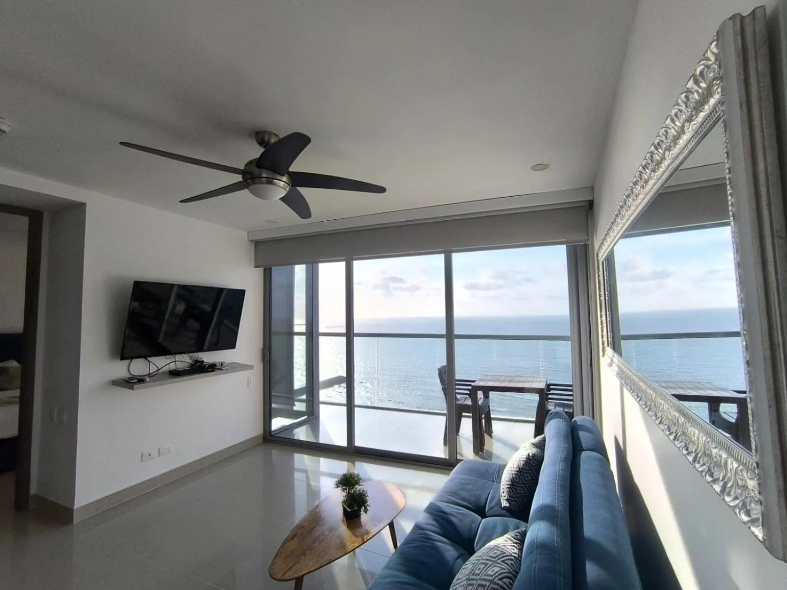Living room in Apartamentos frente al mar en Morros City