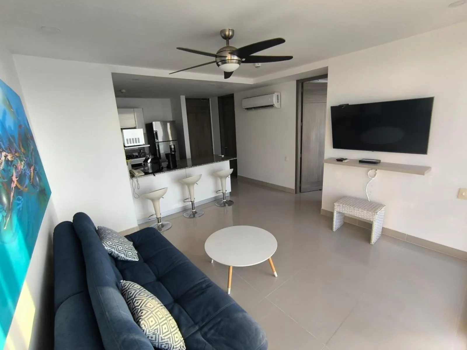 Communal lounge/ TV room in Apartamentos frente al mar en Morros City