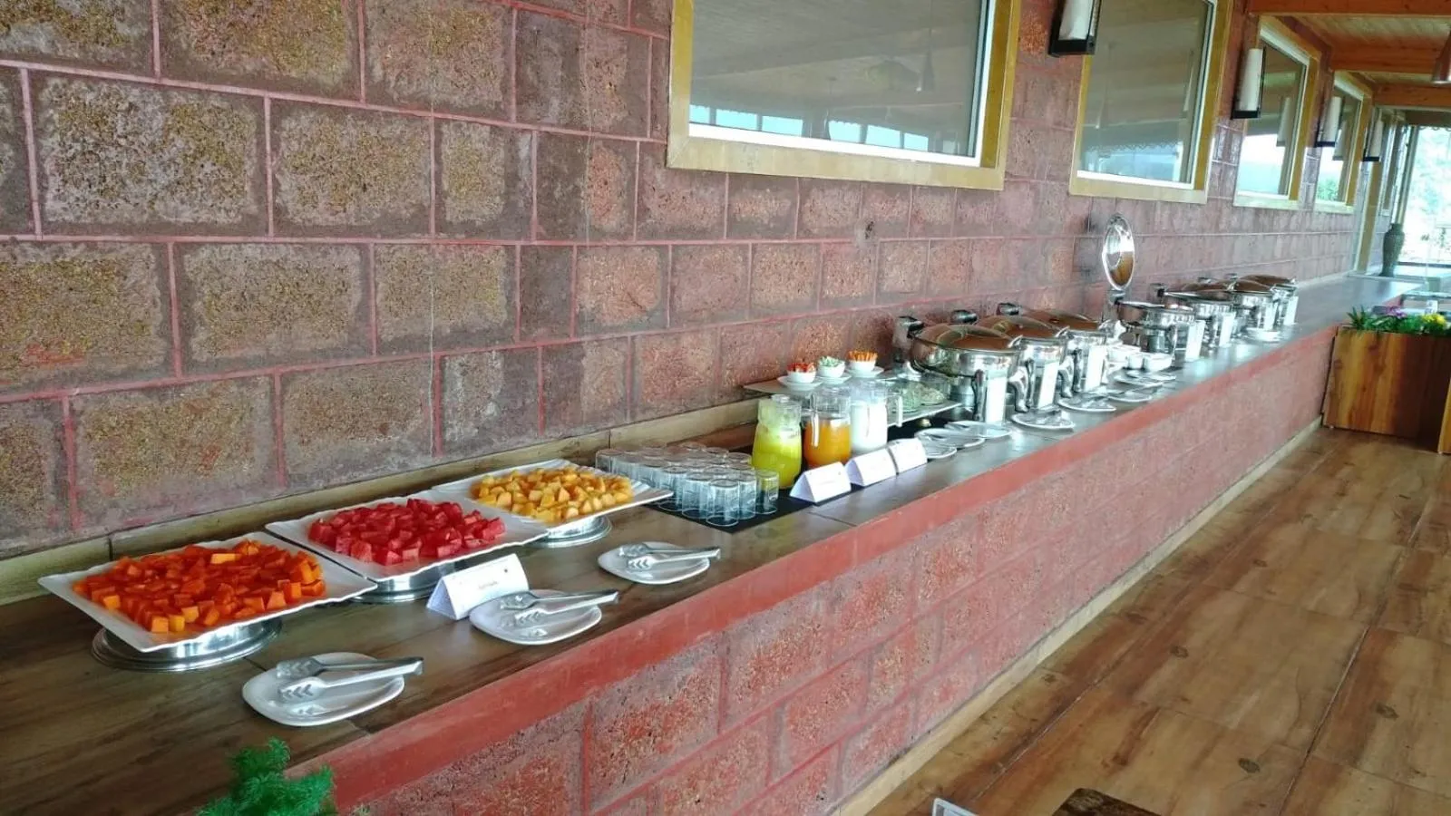 Breakfast in Oxygen Resorts Mahabaleshwar