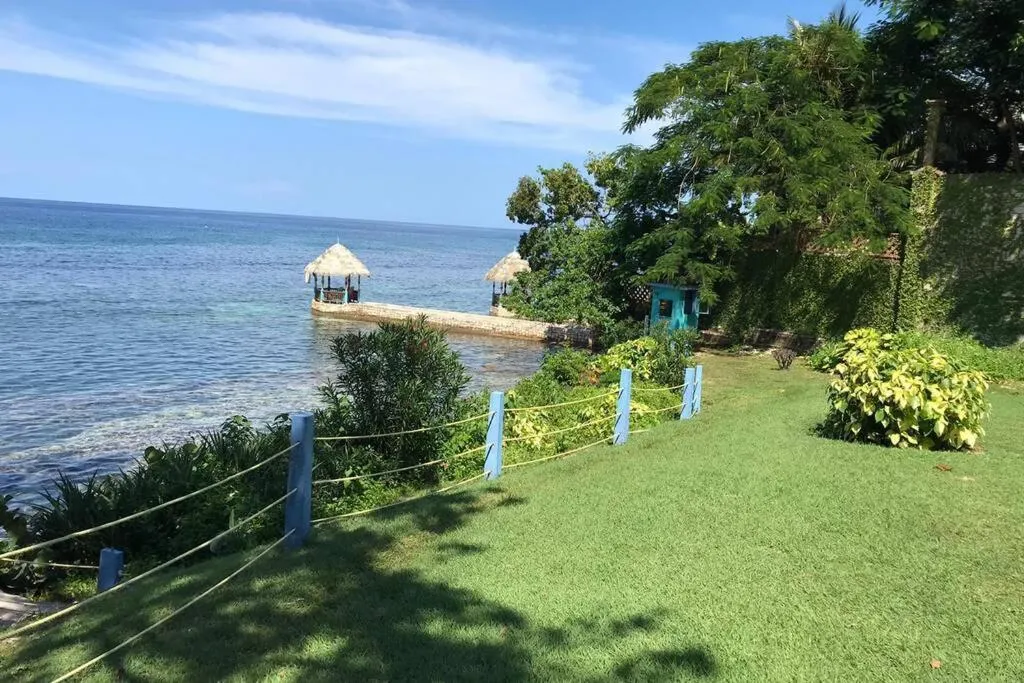 Garden in Contemporary Ocean view 2bed Carib Ocho Rios Condo