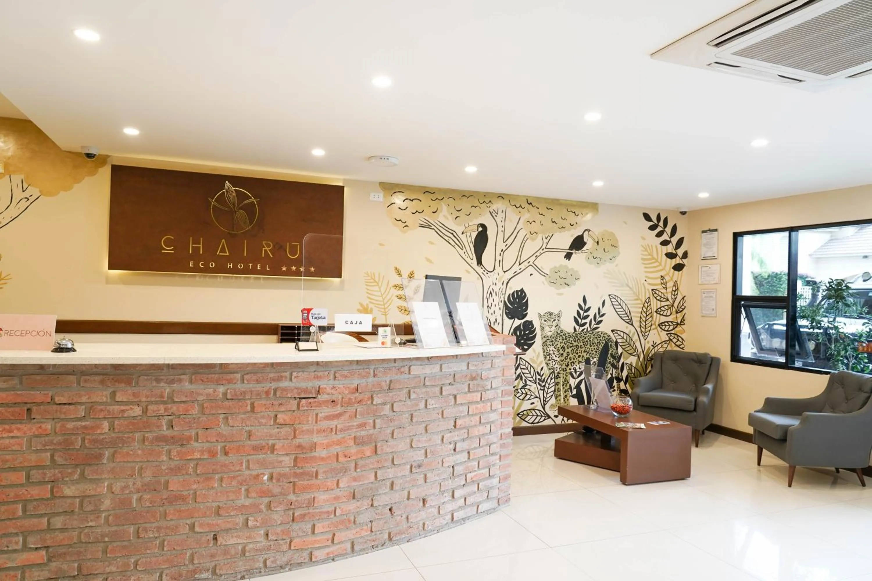 Lobby or reception in Chairu Eco Hotel