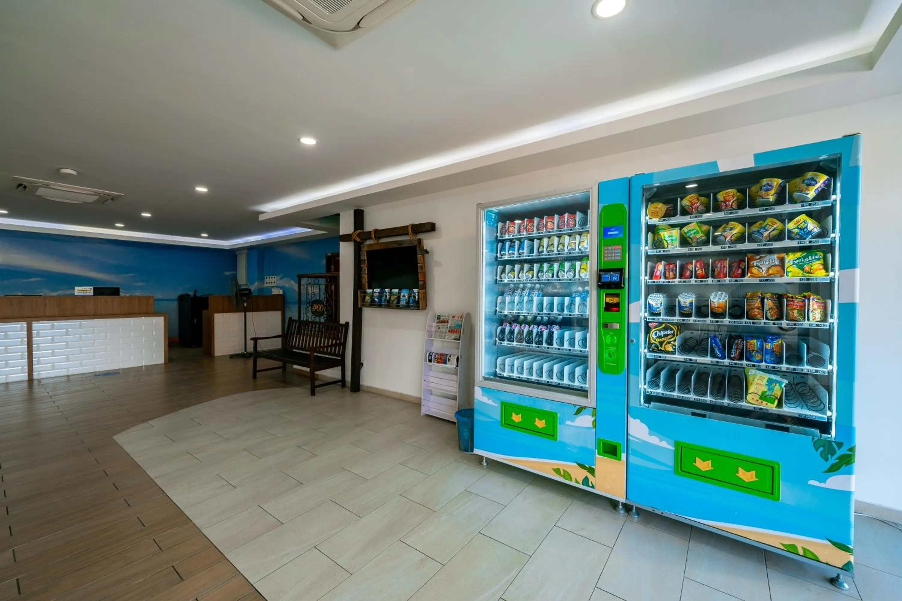 Lobby or reception in Jpod Capsule Hotel