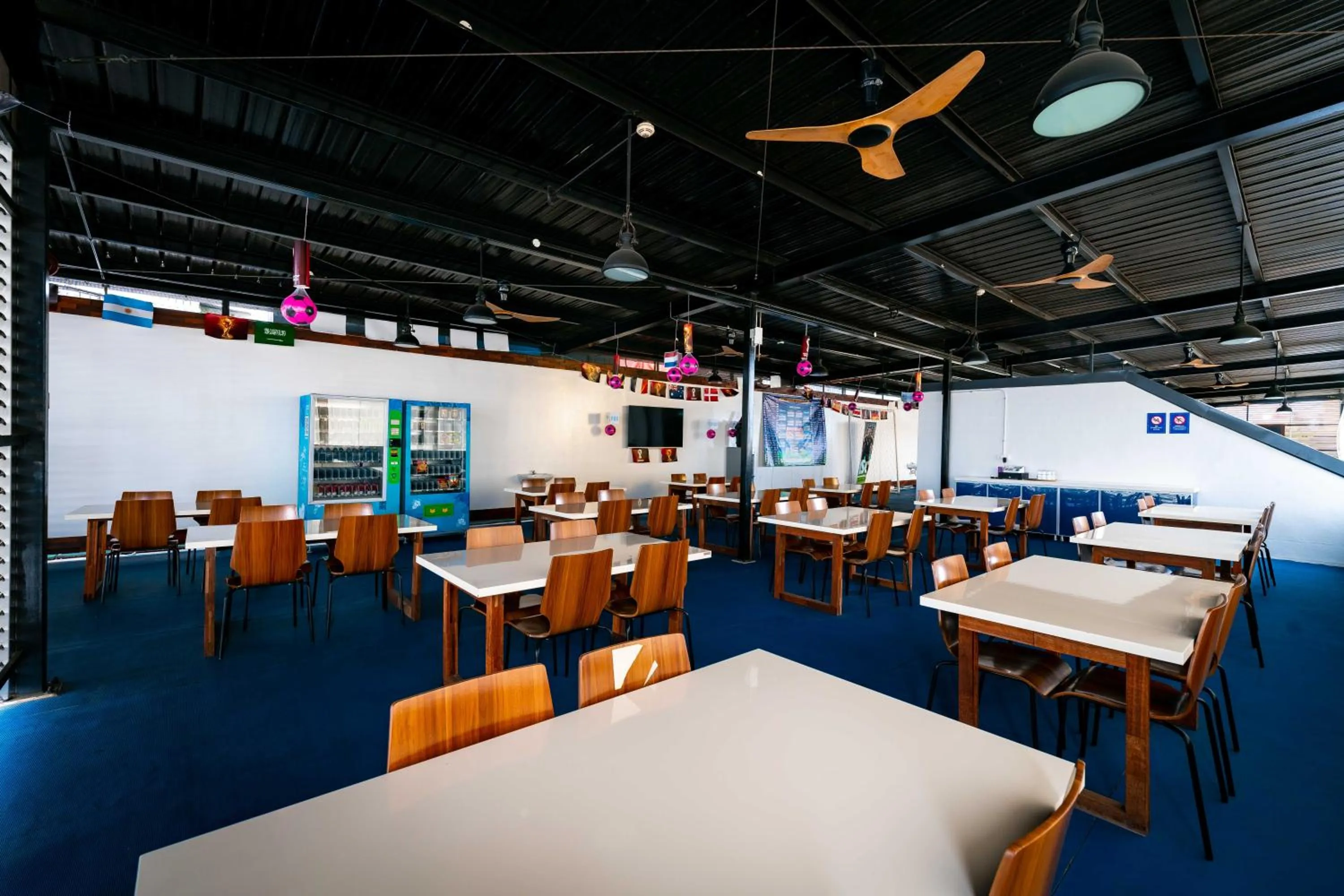Communal lounge/ TV room in Jpod Capsule Hotel