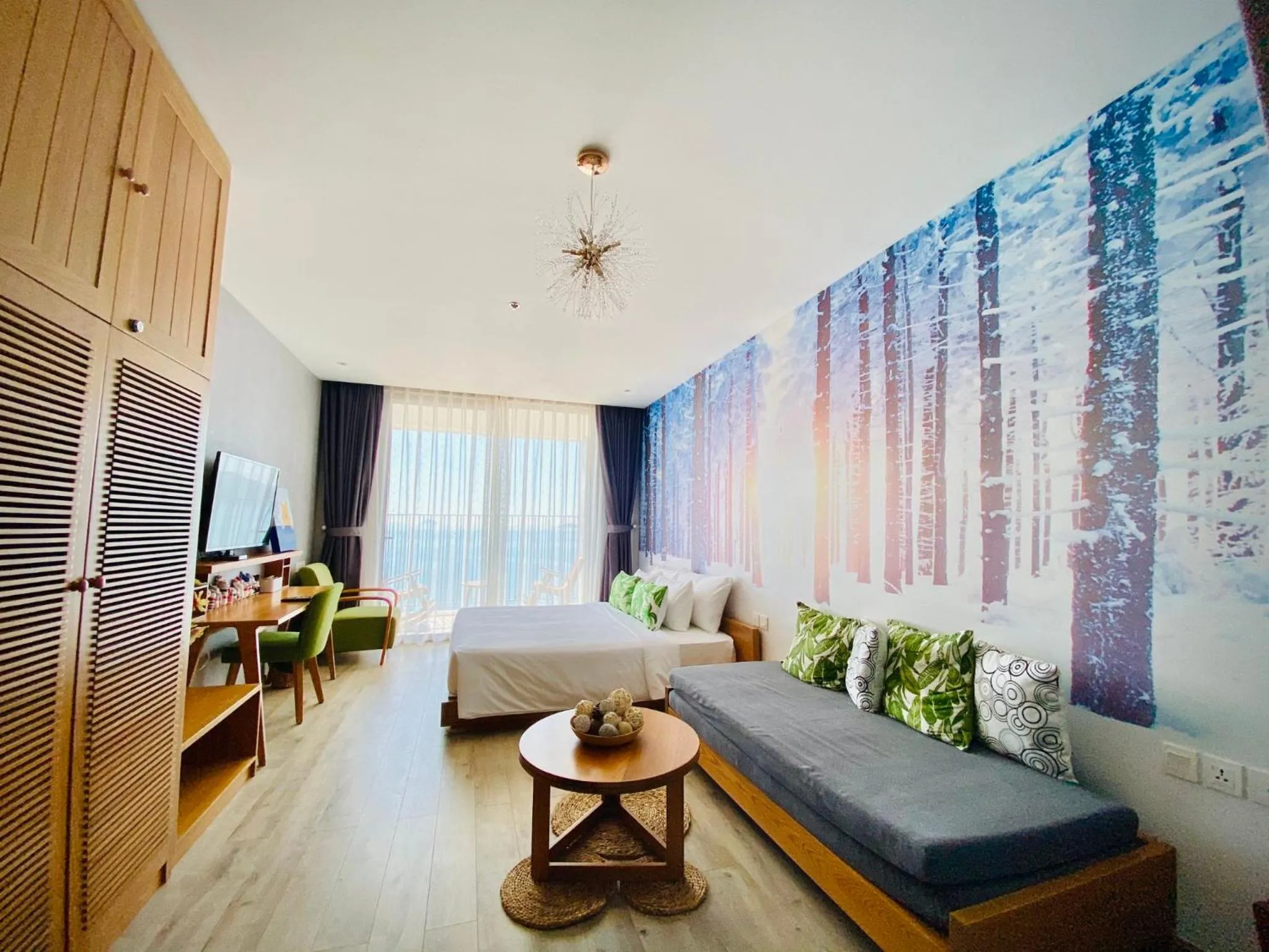 Bed in RIS Panorama Condotel