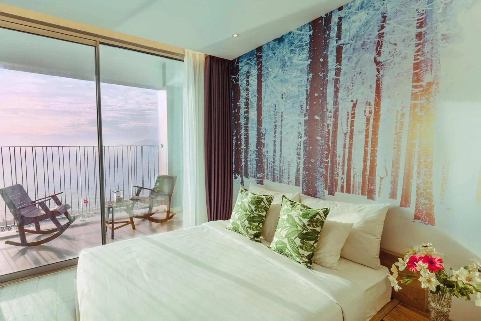 Bed in RIS Panorama Condotel