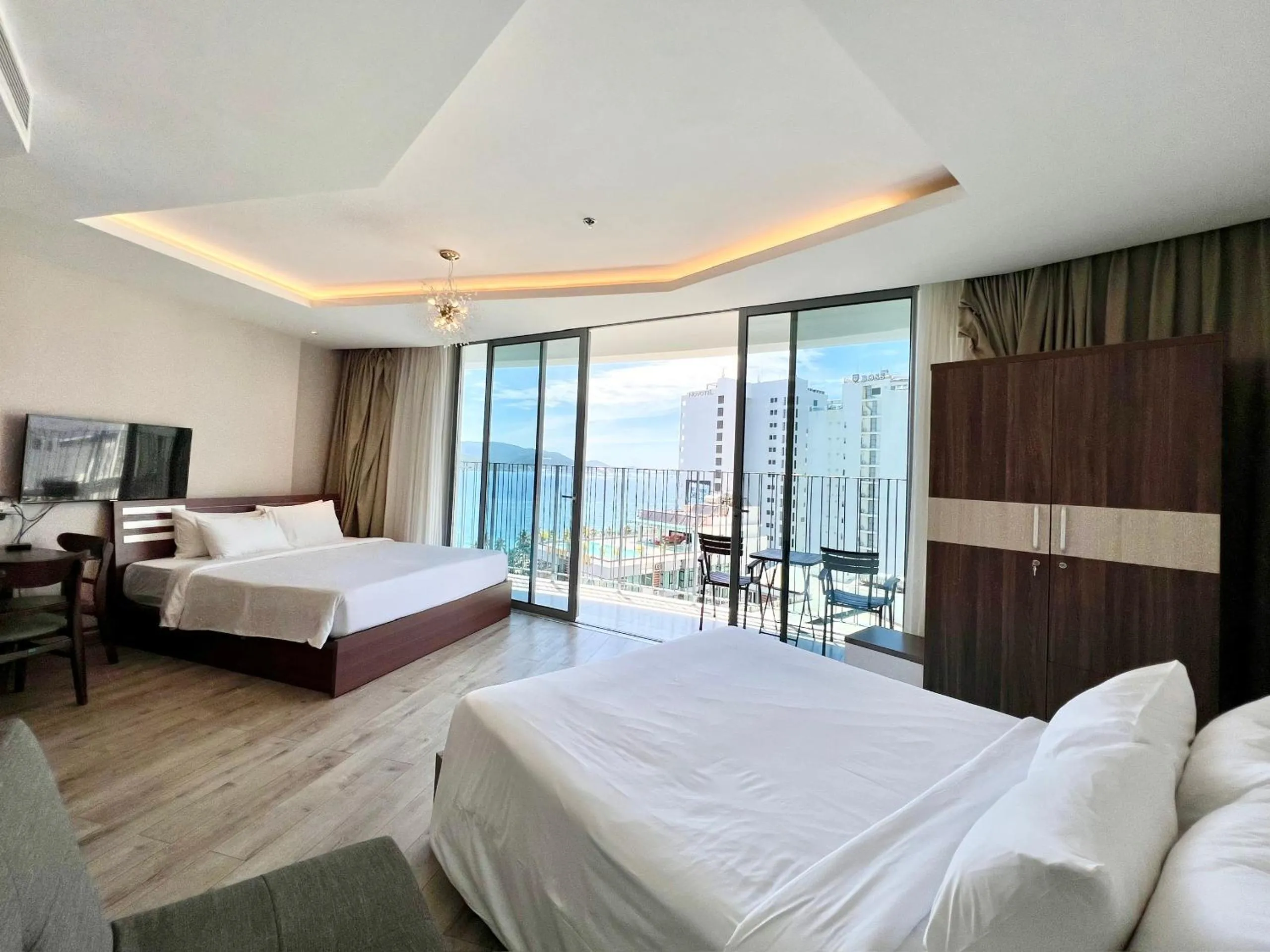 Bed in RIS Panorama Condotel