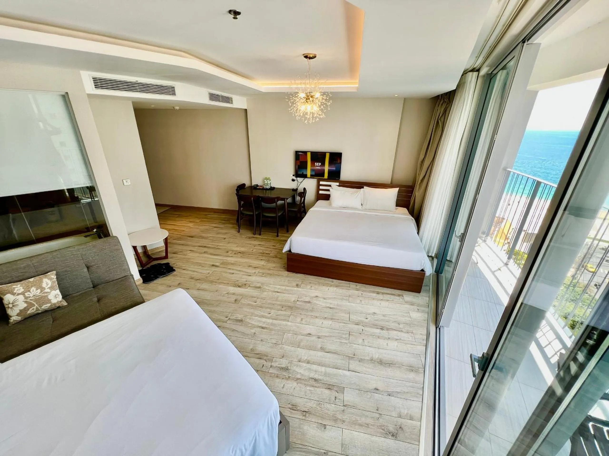 Bed in RIS Panorama Condotel