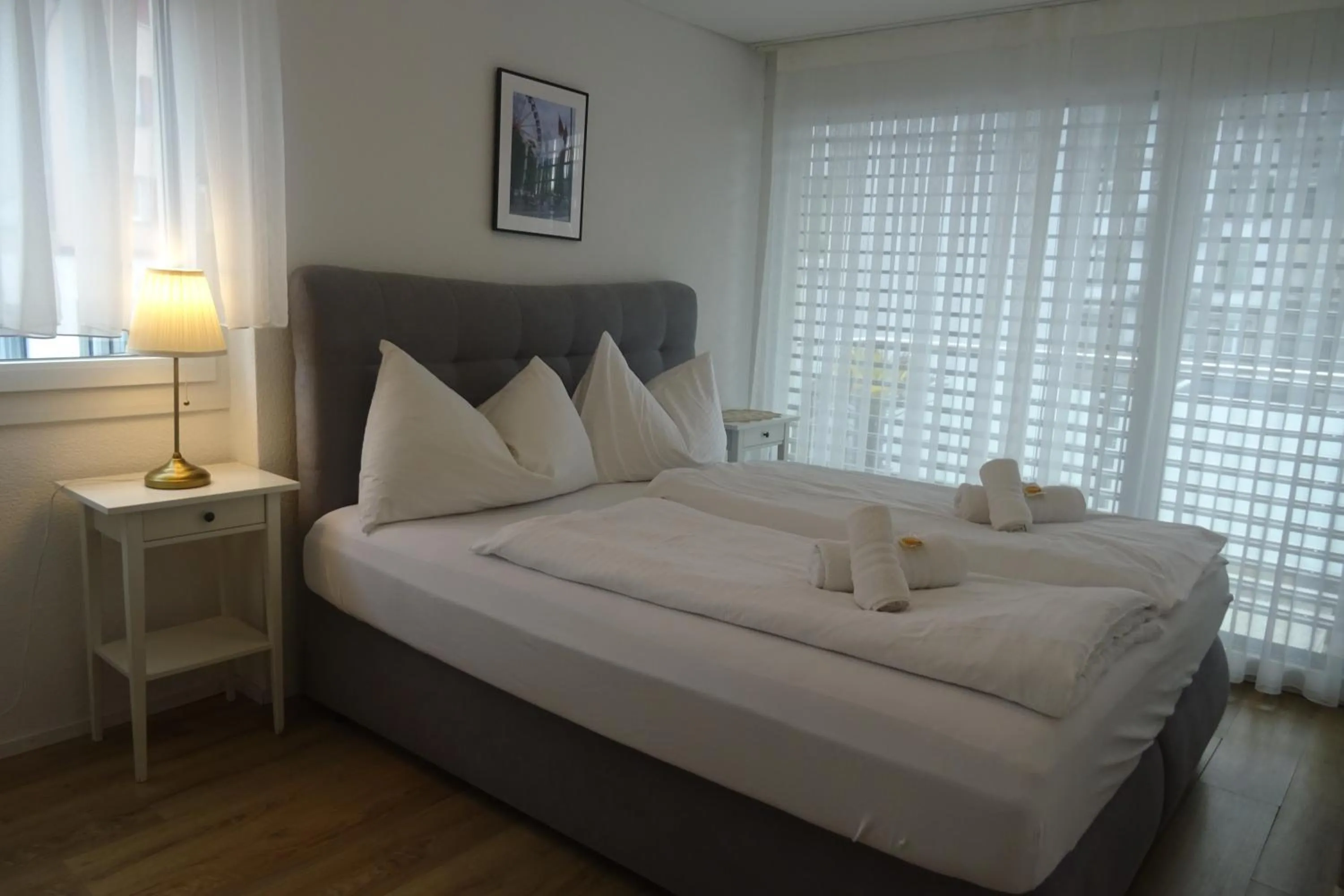Bed in The Golf apartments