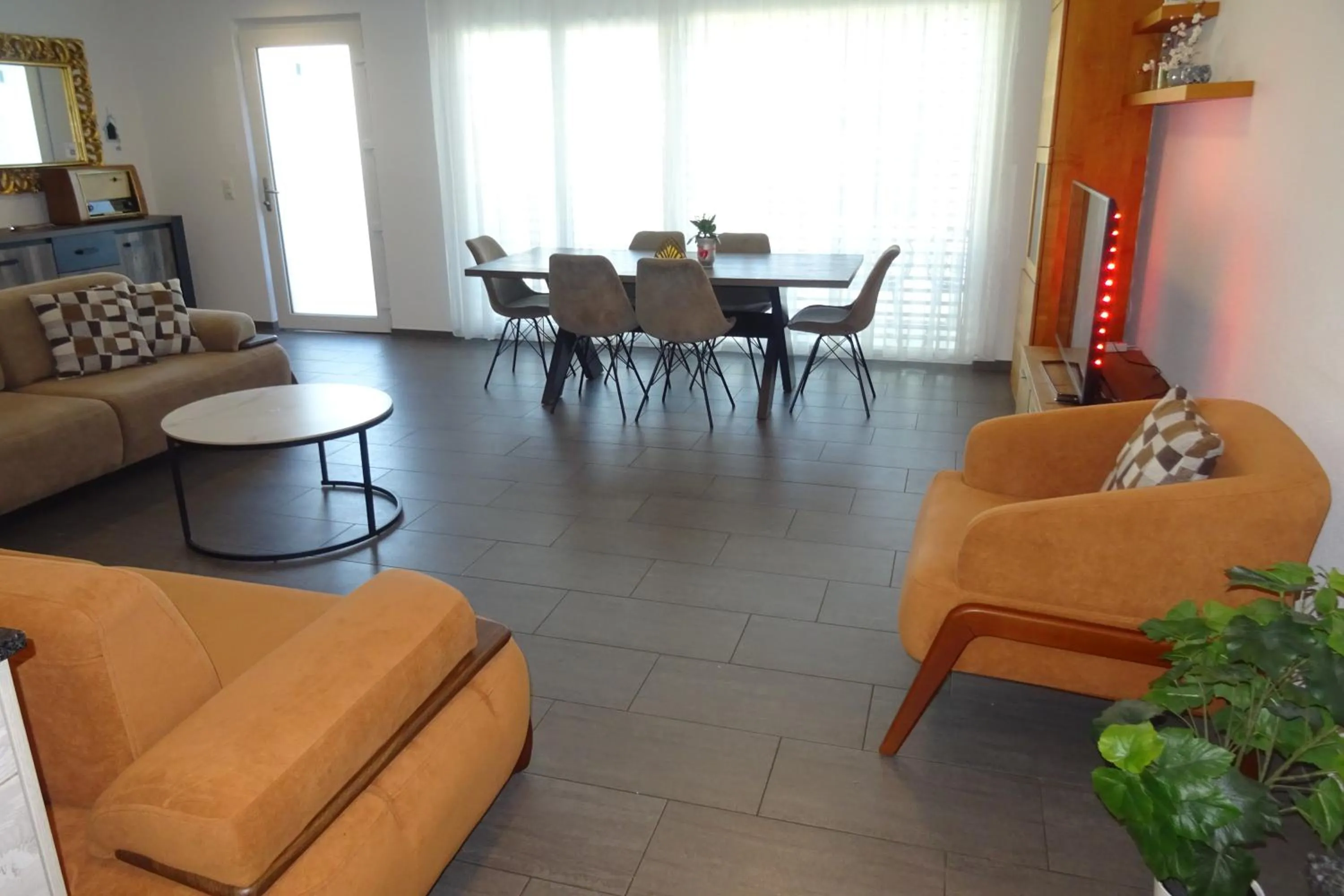 Living room in The Golf apartments